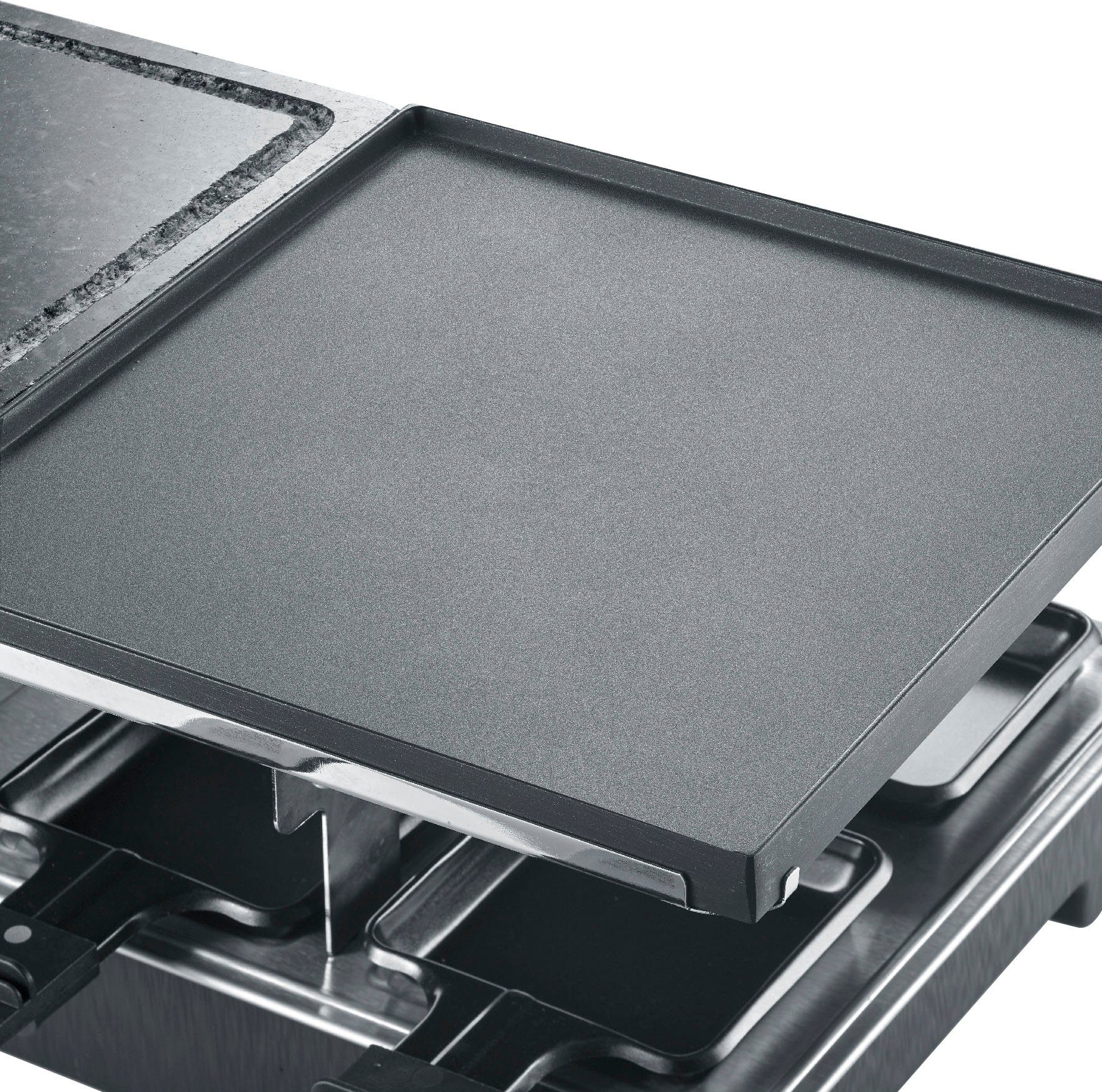 Severin Raclette RG 2376 met natuurlijke grillsteen en -plaat