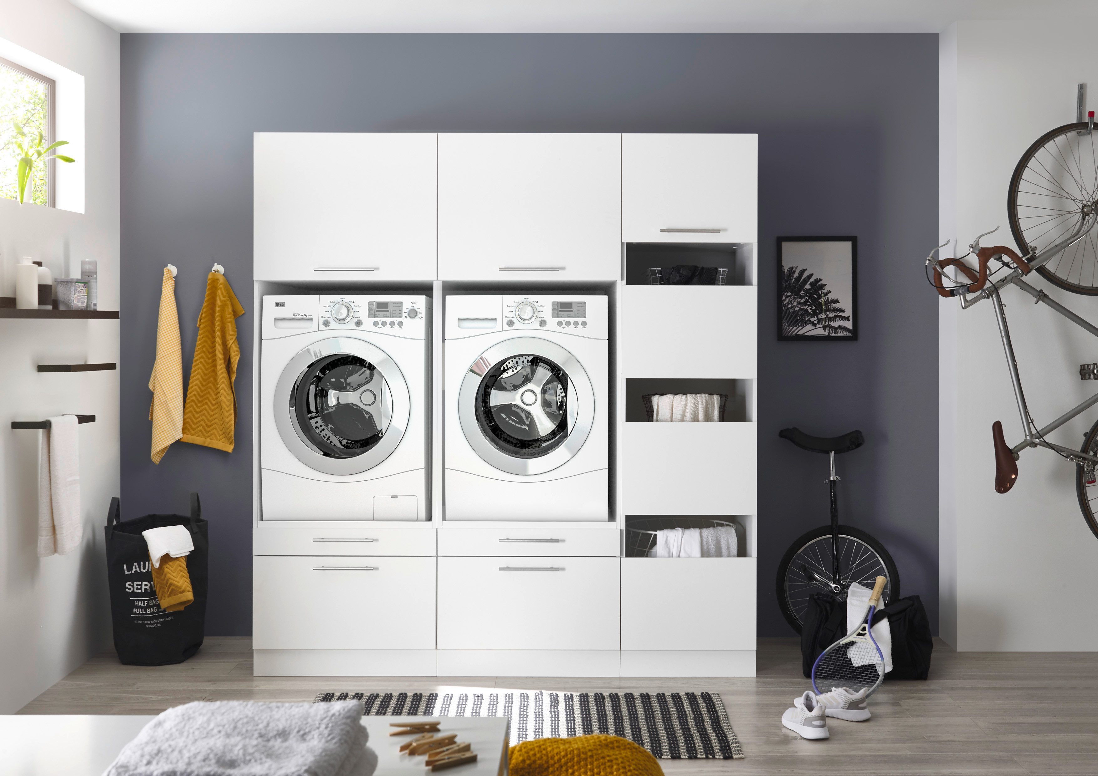 RESPEKTA Multifunctionele kastenset Clara-Set 12 (h x b x d) 200 x 184,8 x 67,6 cm (3 stuks)