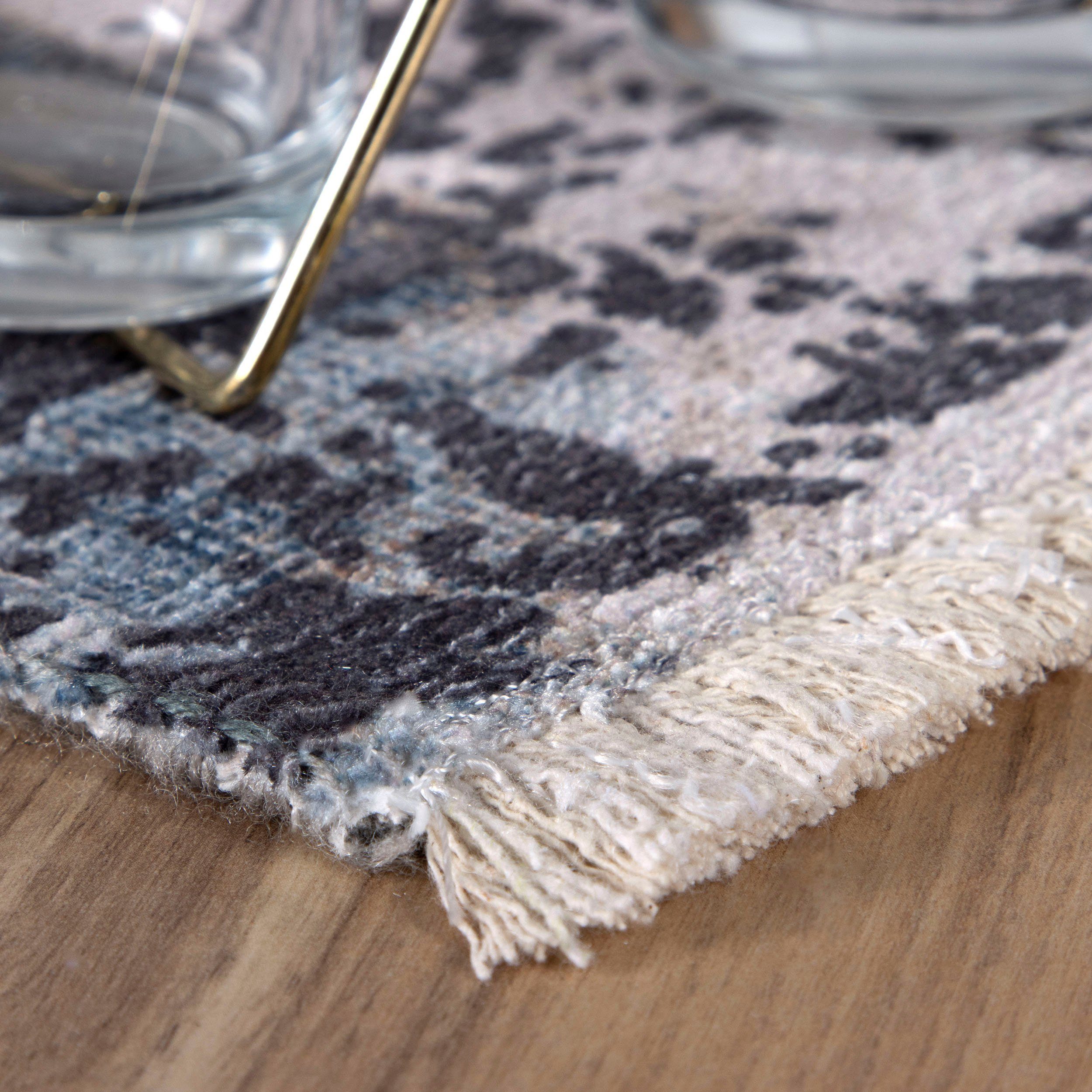 Obsession Vloerkleed My Valencia 631 gerecyclede materialen, modern design, met franje, wasbaar