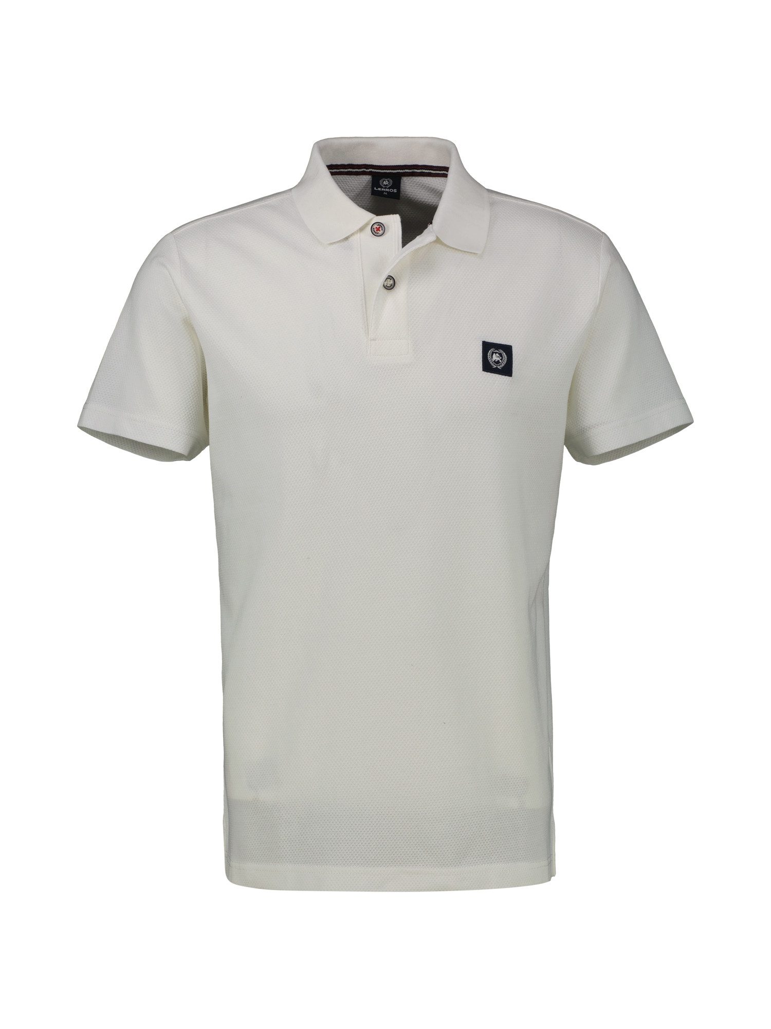 Lerros Poloshirt LERROS Heren poloshirt in grote maten heren t-shirts maat 5XL wit