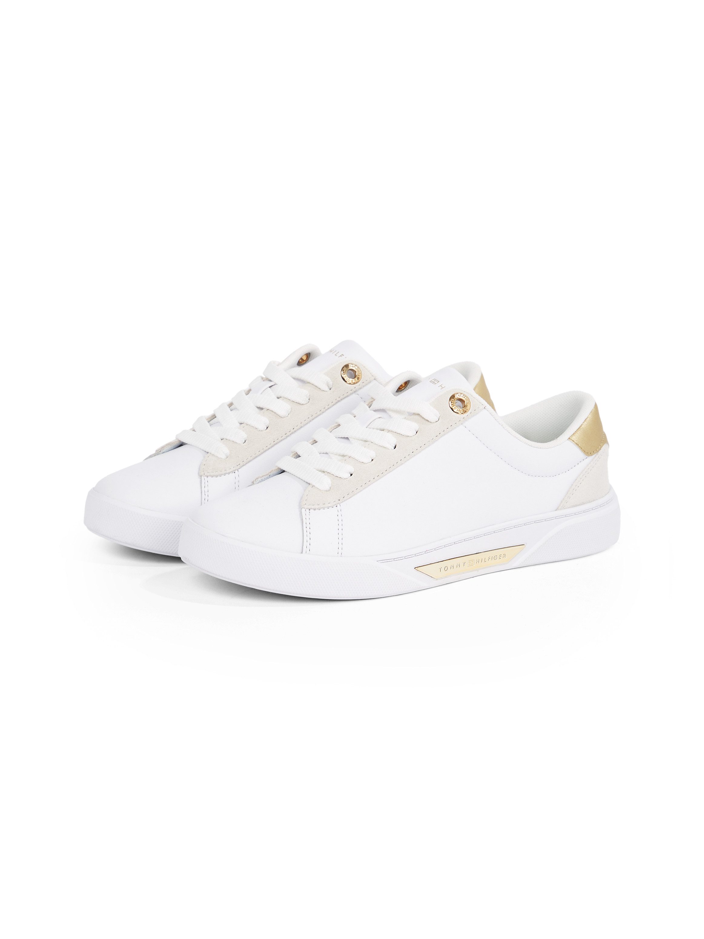 Tommy Hilfiger Plateausneakers CHIC COURT SNEAKER veterschoenen, lage schoen, vrijetijdsschoen met...