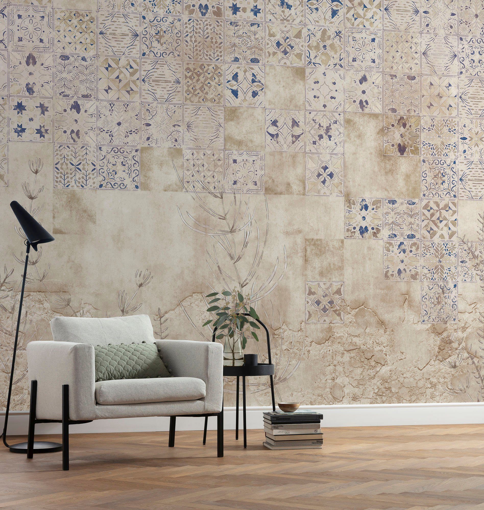 Komar Vliesbehang Digitale print vlies - Murmurous Marrakesh - Afmeting 400 x 250 cm (1 stuk)