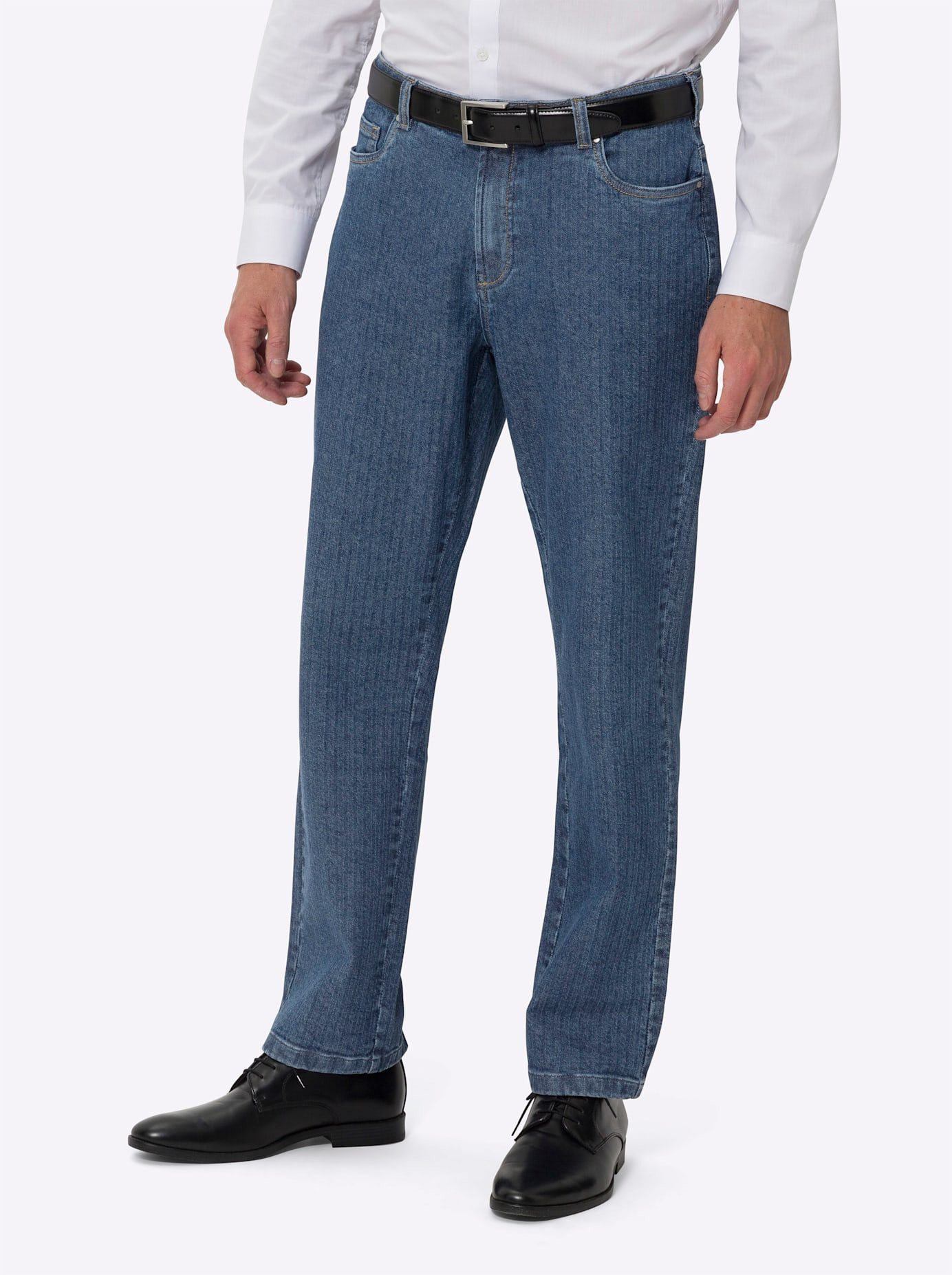 Classic 5-pocket jeans (1-delig) heren slim fit jeans maat 29 blauw