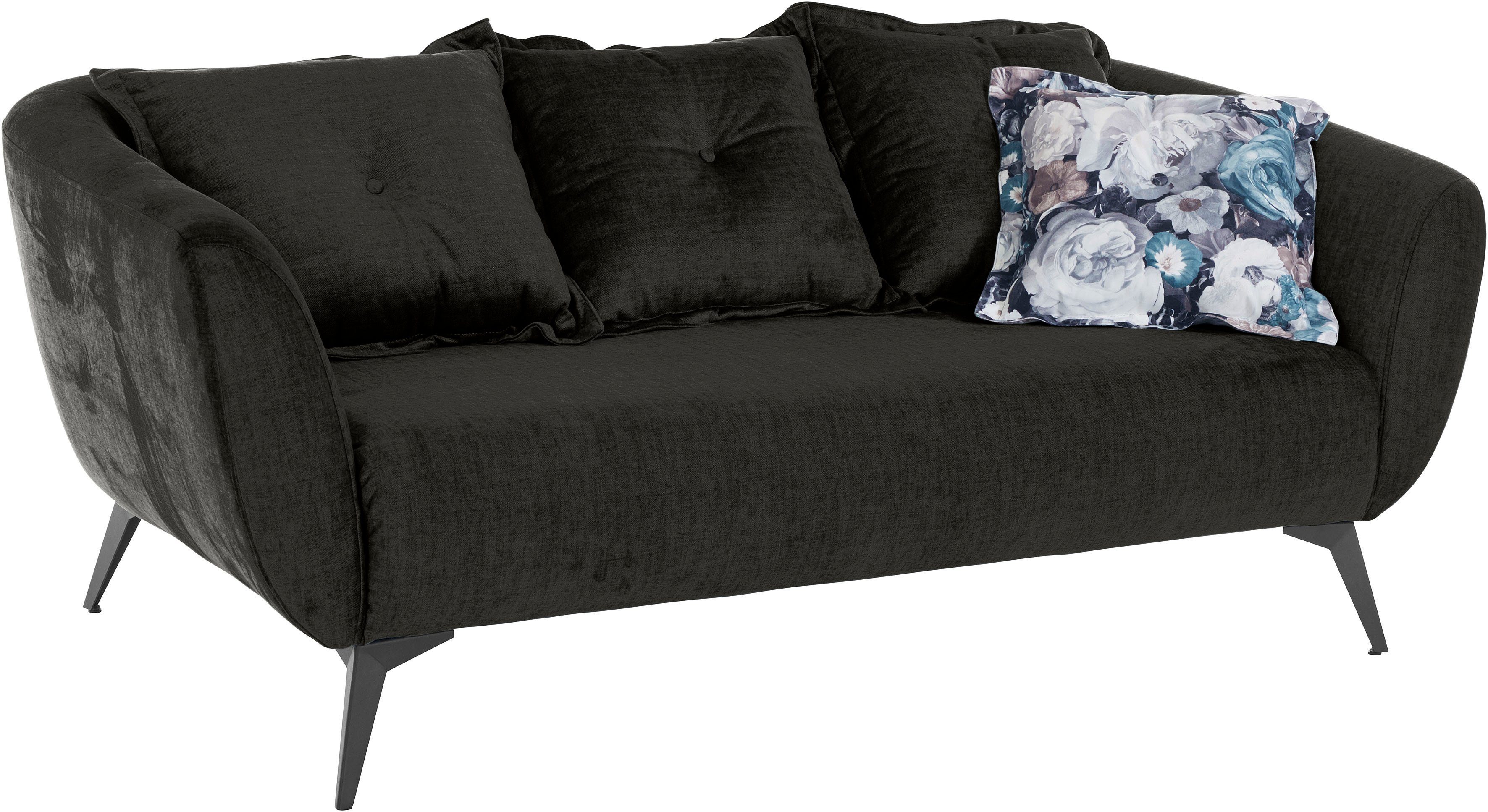 INOSIGN 2,5-zitsbank Baggio modern romantisch design, breedte 196cm, comfortabele zithoogte 45cm