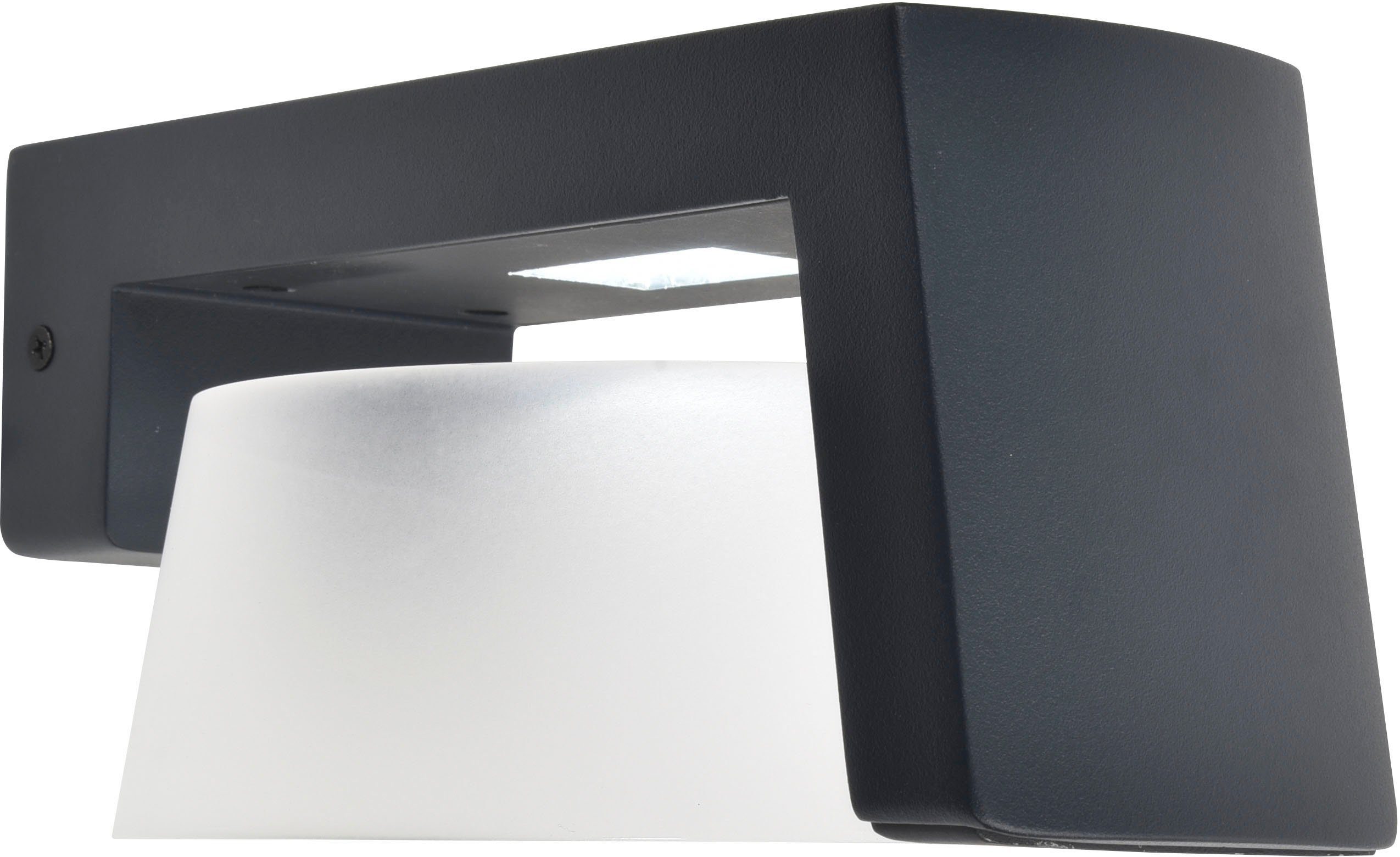 LUTEC Ledwandlamp voor buiten Moon (1 stuk)
