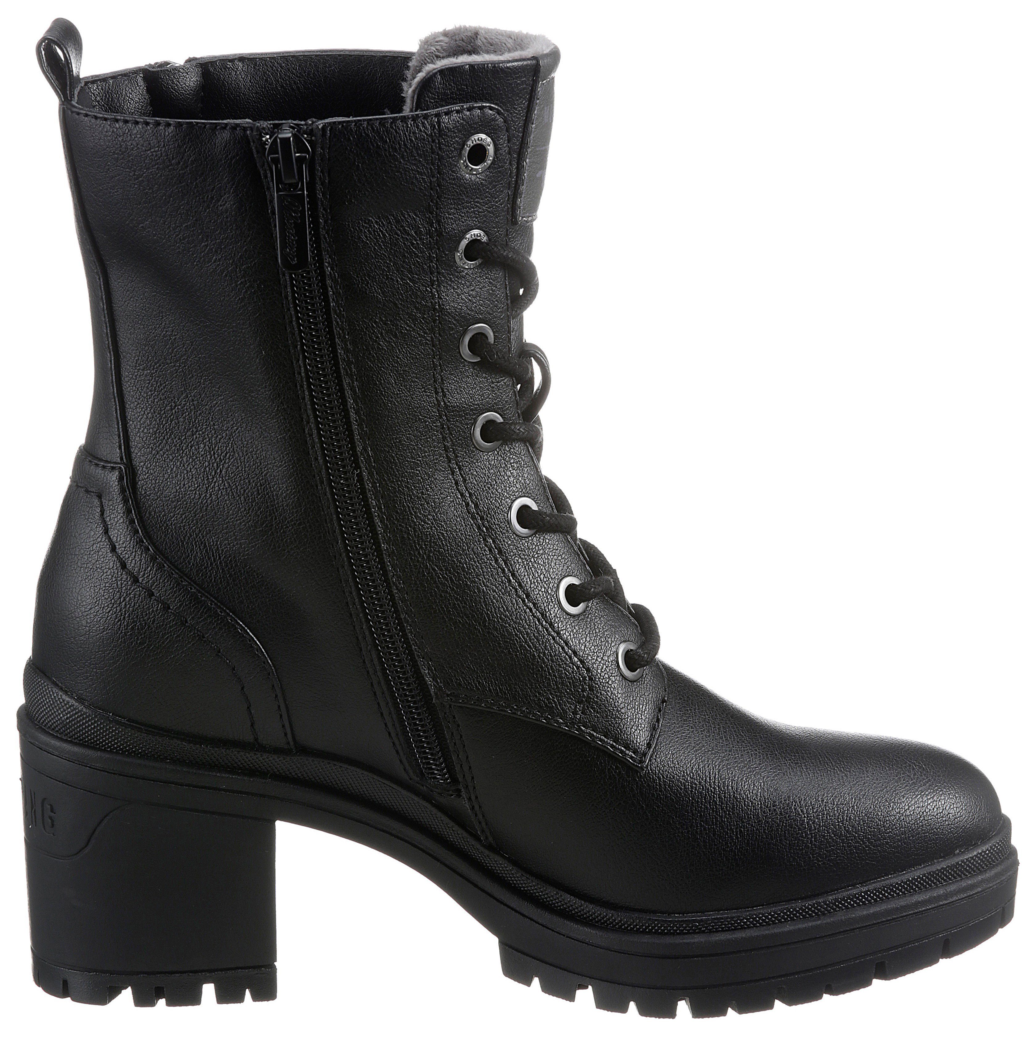 Mustang Shoes Veterlaarsjes met stevige profielzool