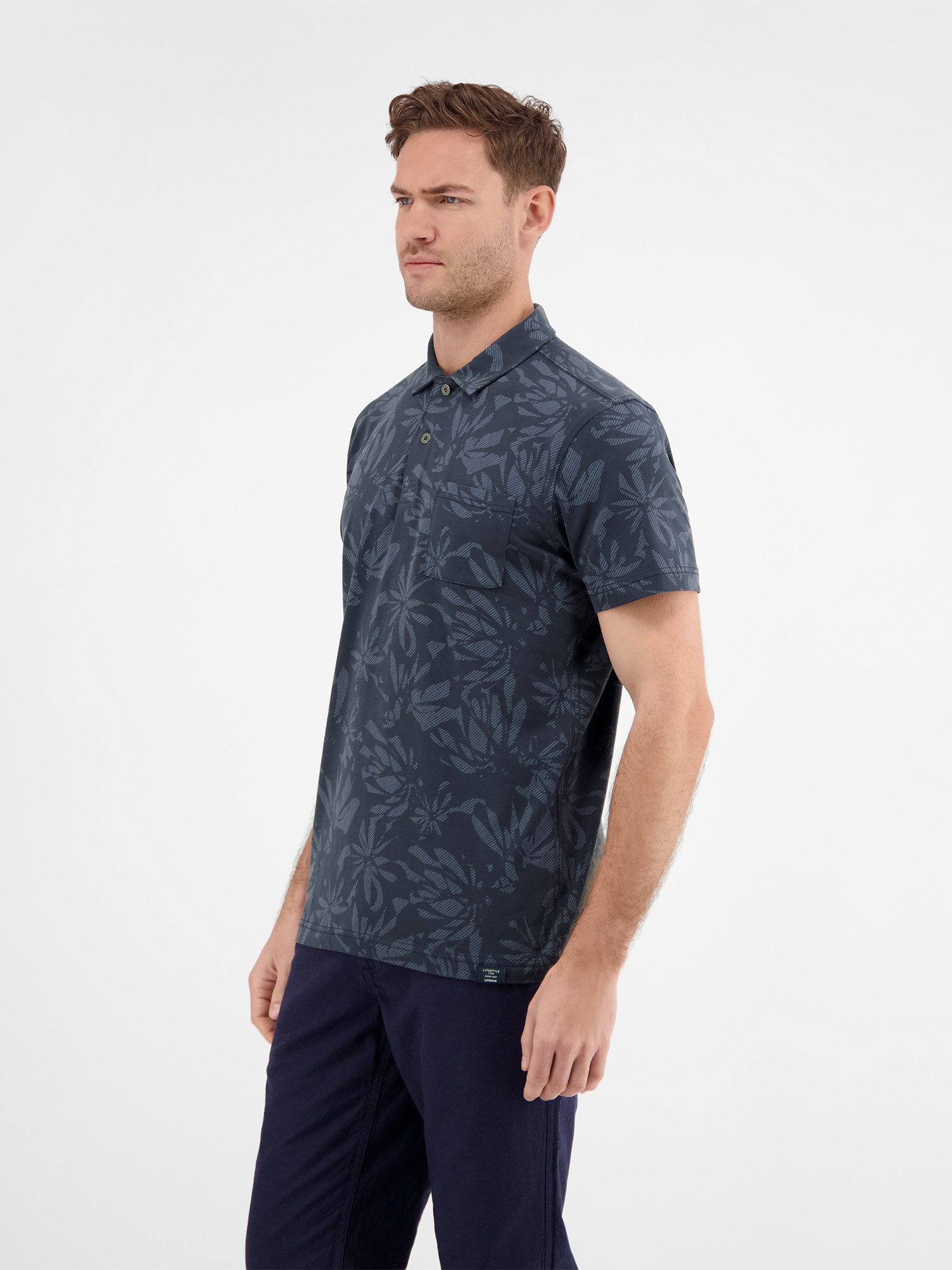 Lerros Poloshirt LERROS Poloshirt met stretch