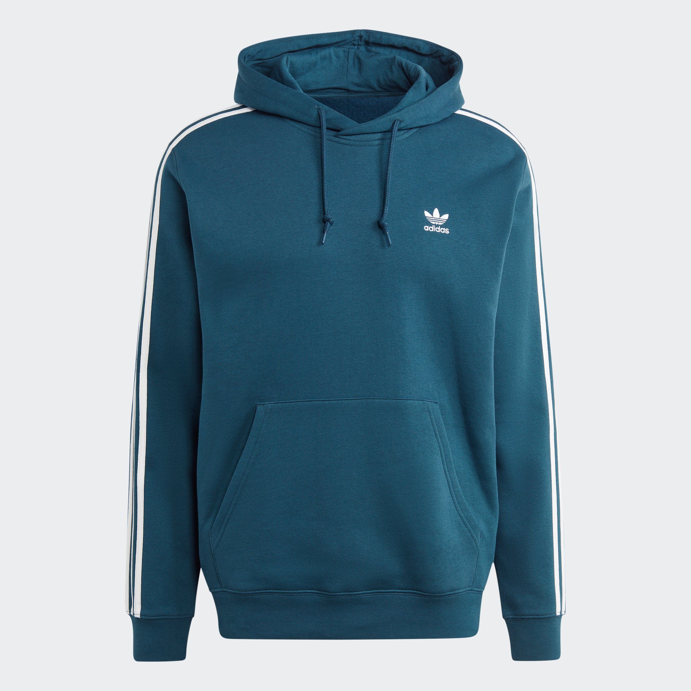 Adidas originals three stripe hoodie sale