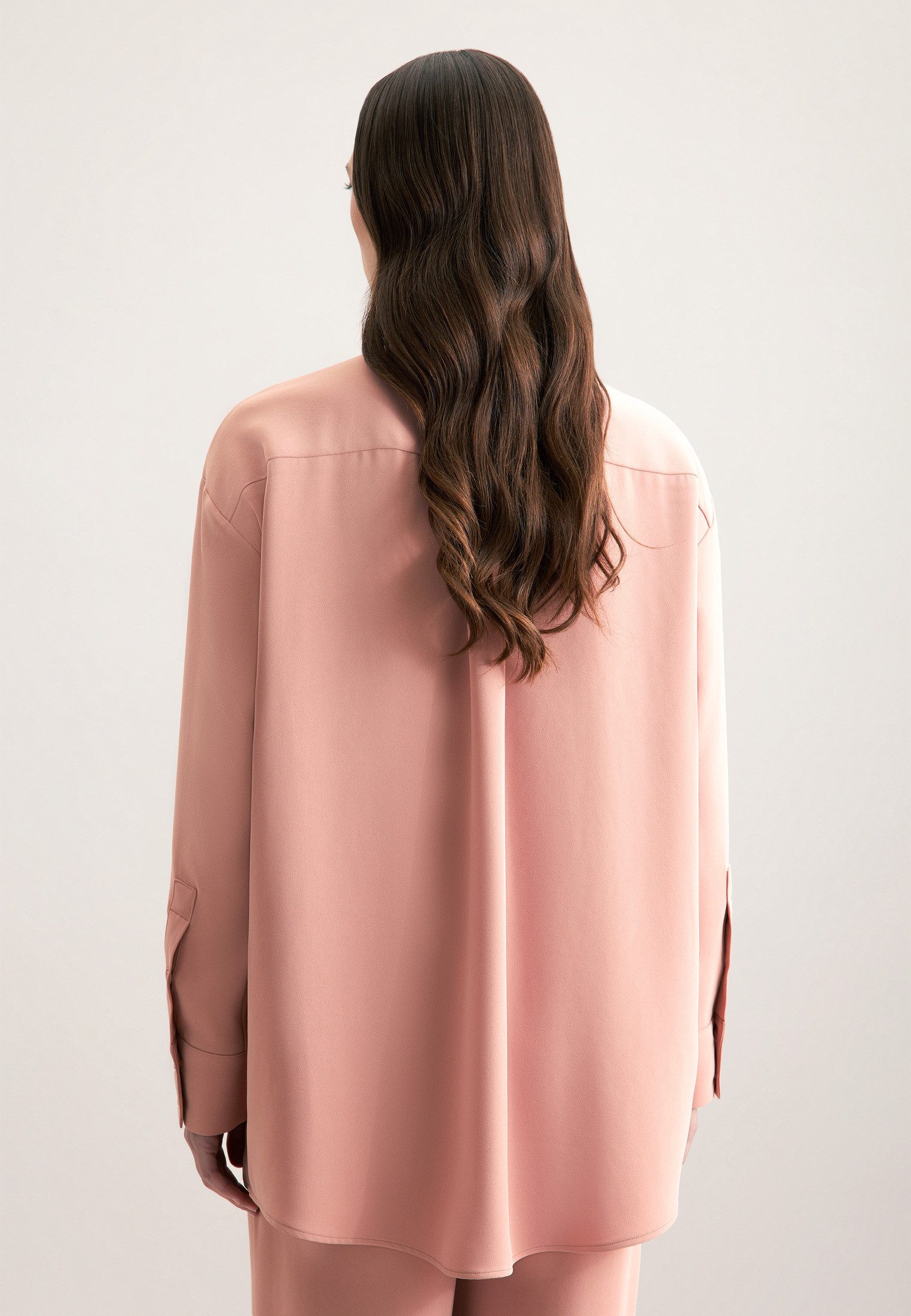 seidensticker Lange blouse Zwarte roos