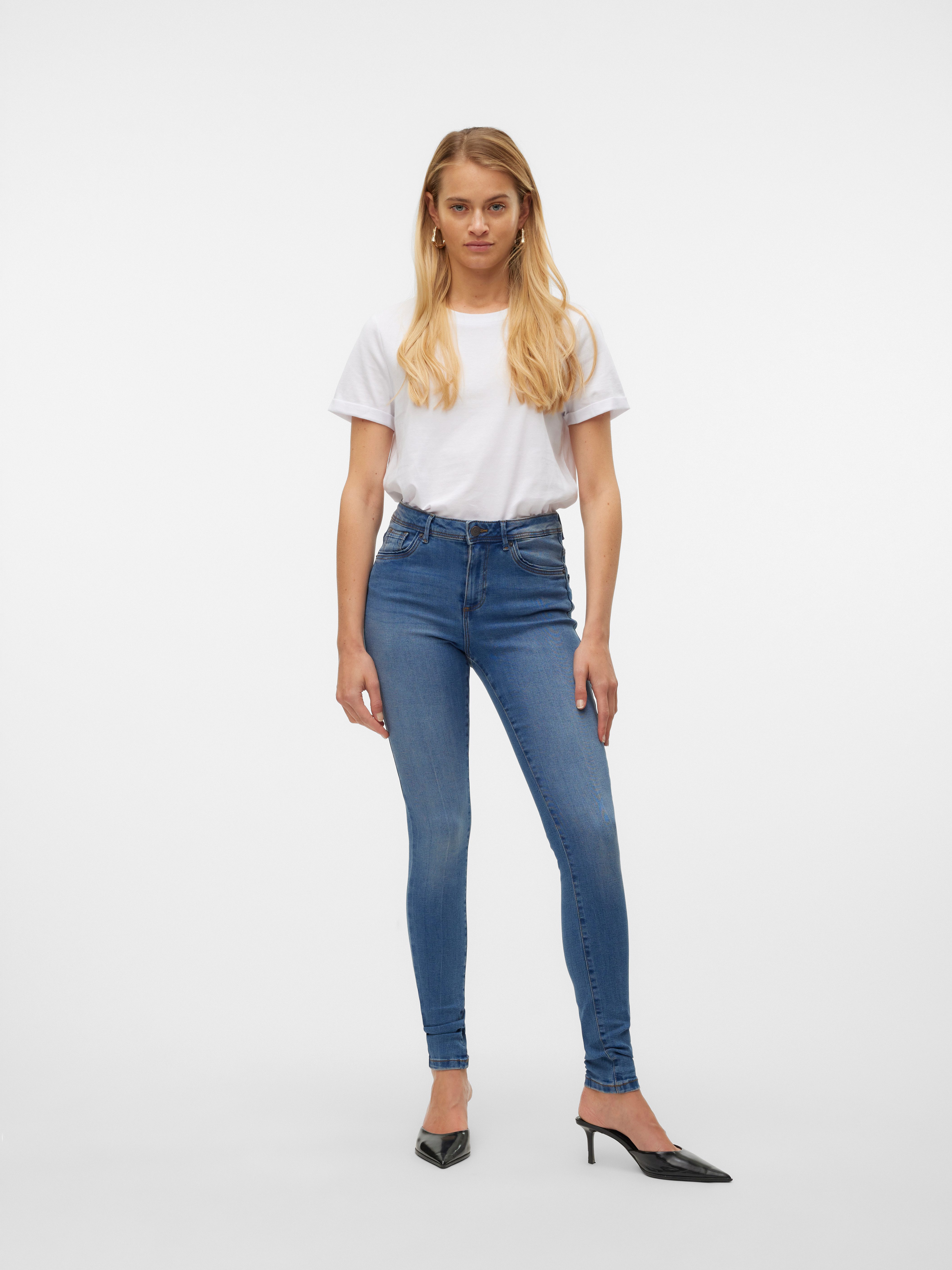 Vero Moda Skinny fit jeans VMTATIANA MR S PIPING JEANS