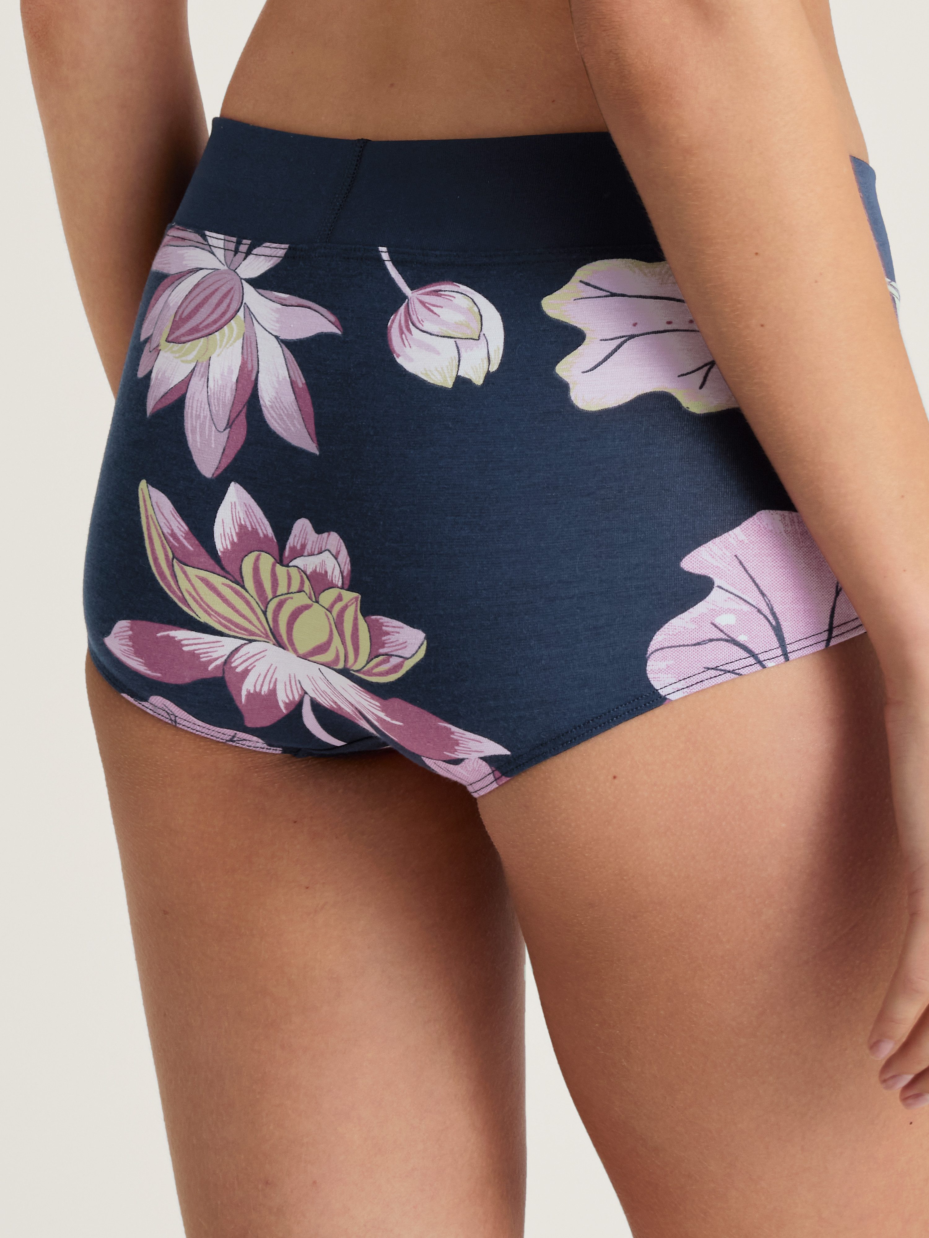 CALIDA Hipster Elastic Trend met bloemenprint