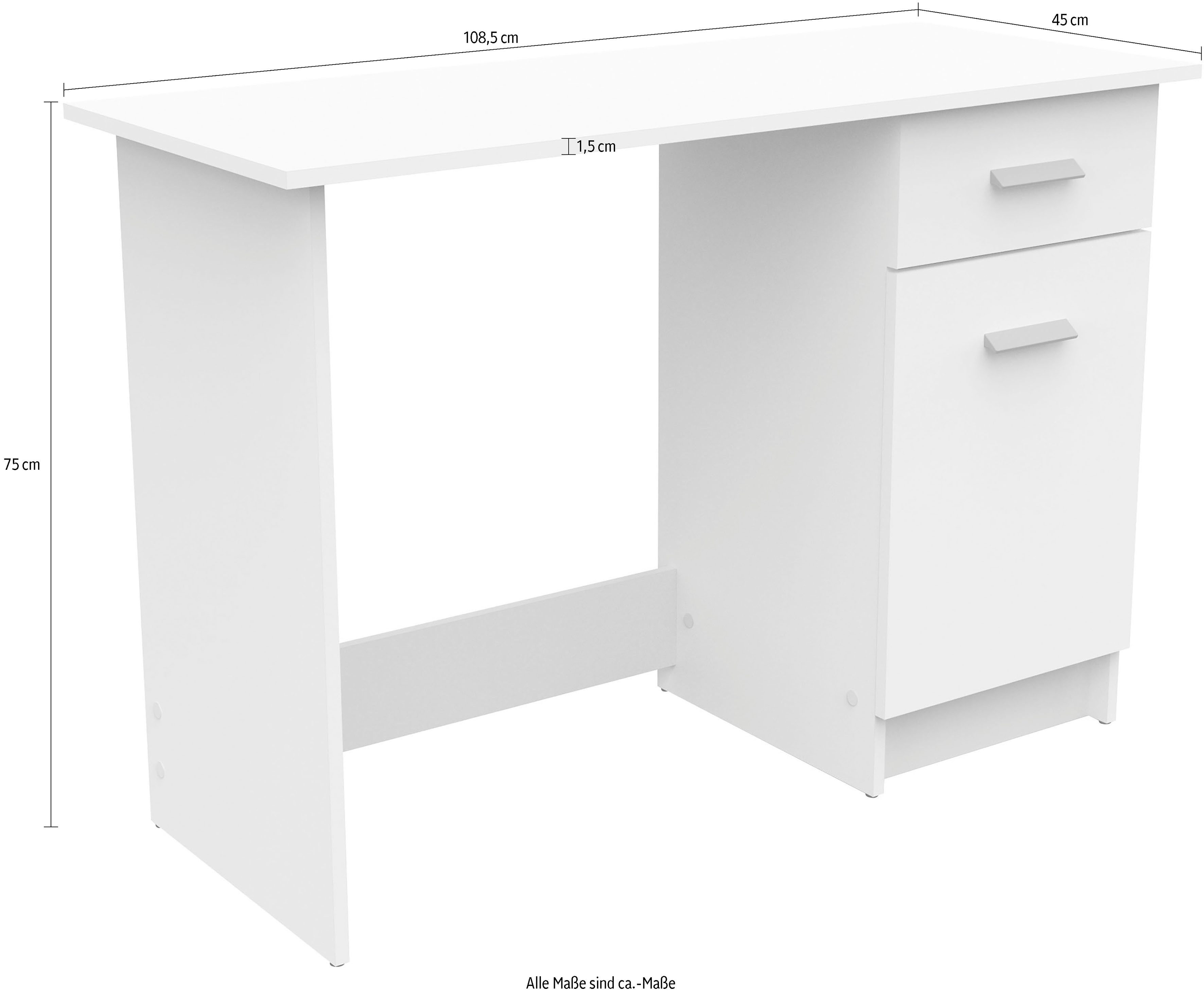 Demeyere GROUP Bureau Osiris Bureau 1-deurs met 1 lade