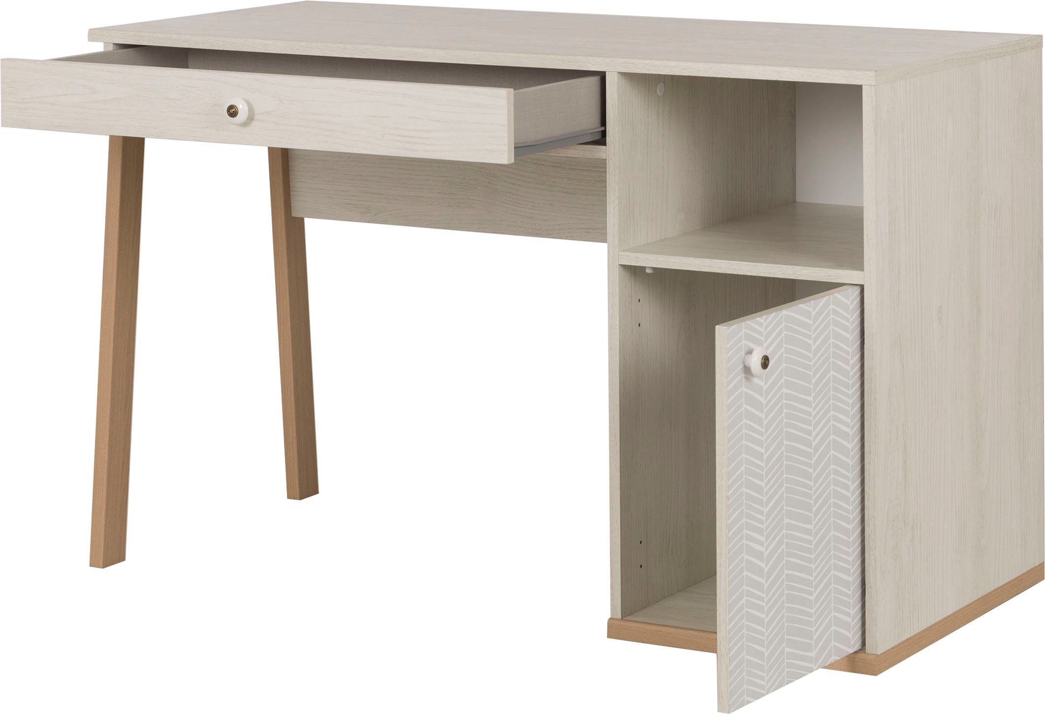 Gami Kinderbureau Alika Bureau voor tieners, bureau, met extra opbergruimte