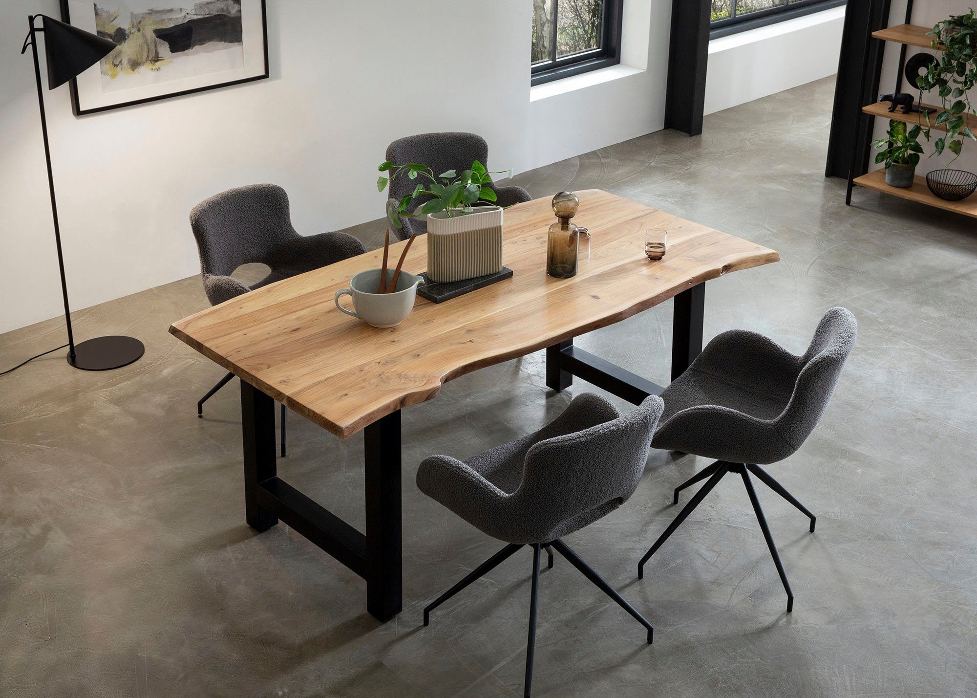 SalesFever Eettafel Massief hout geolied en tweevoudig gewaxt