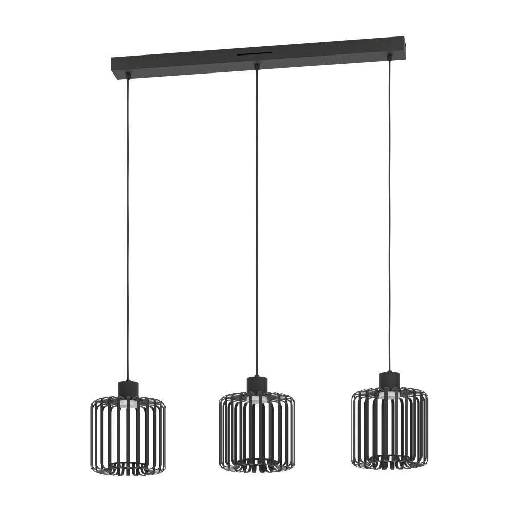 EGLO Hanglamp GINESTRONE-Z Hängelampe schwarz, ZigBee 3.0, Timer, Pendelleuchte, Hanglamp, ZigBee, app en spraakbesturing Alexa, RGB, dimbaar (1 stuk)