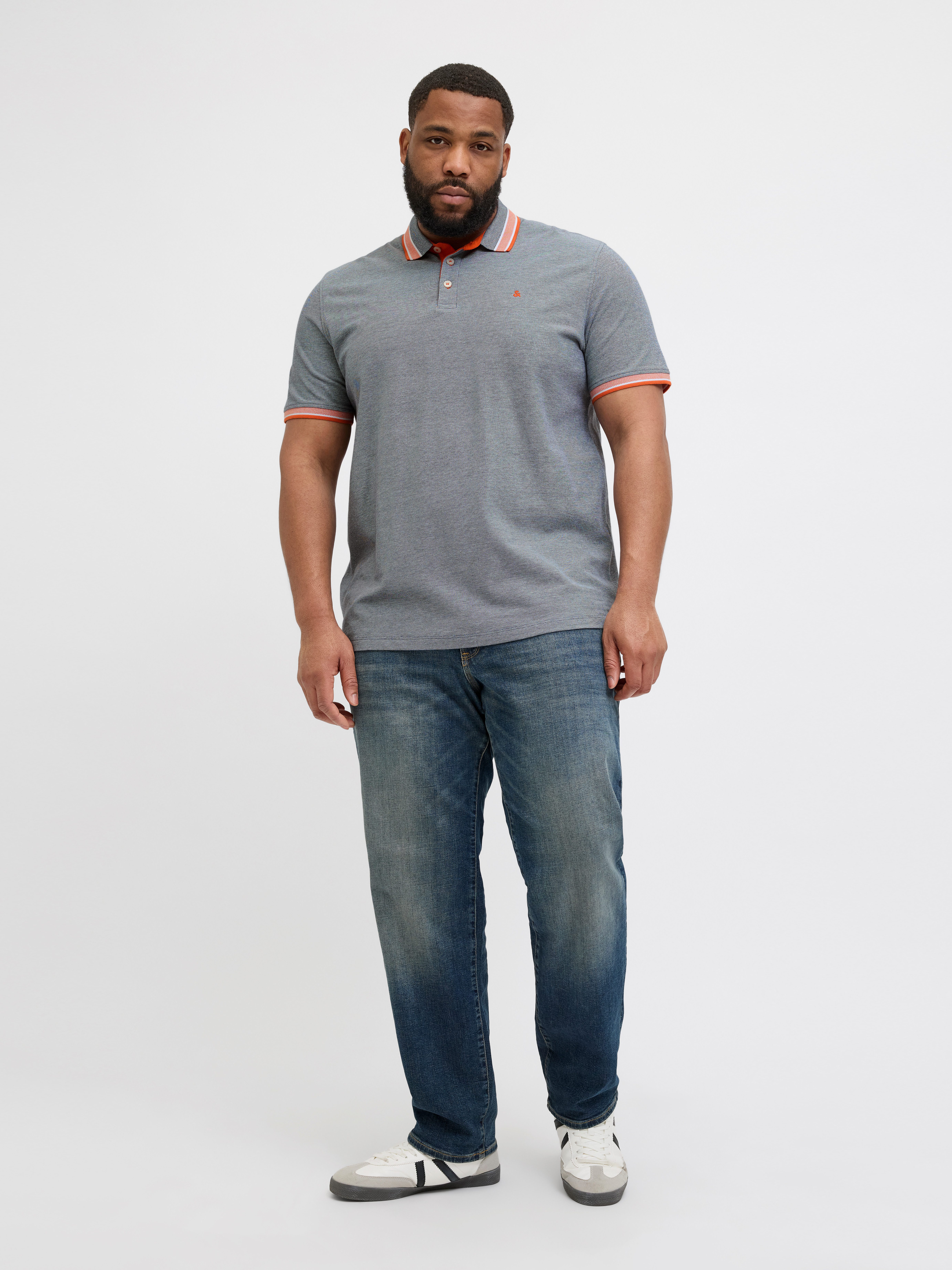Jack & Jones PlusSize Poloshirt JJEPAULOS POLO SS NOOS PLS