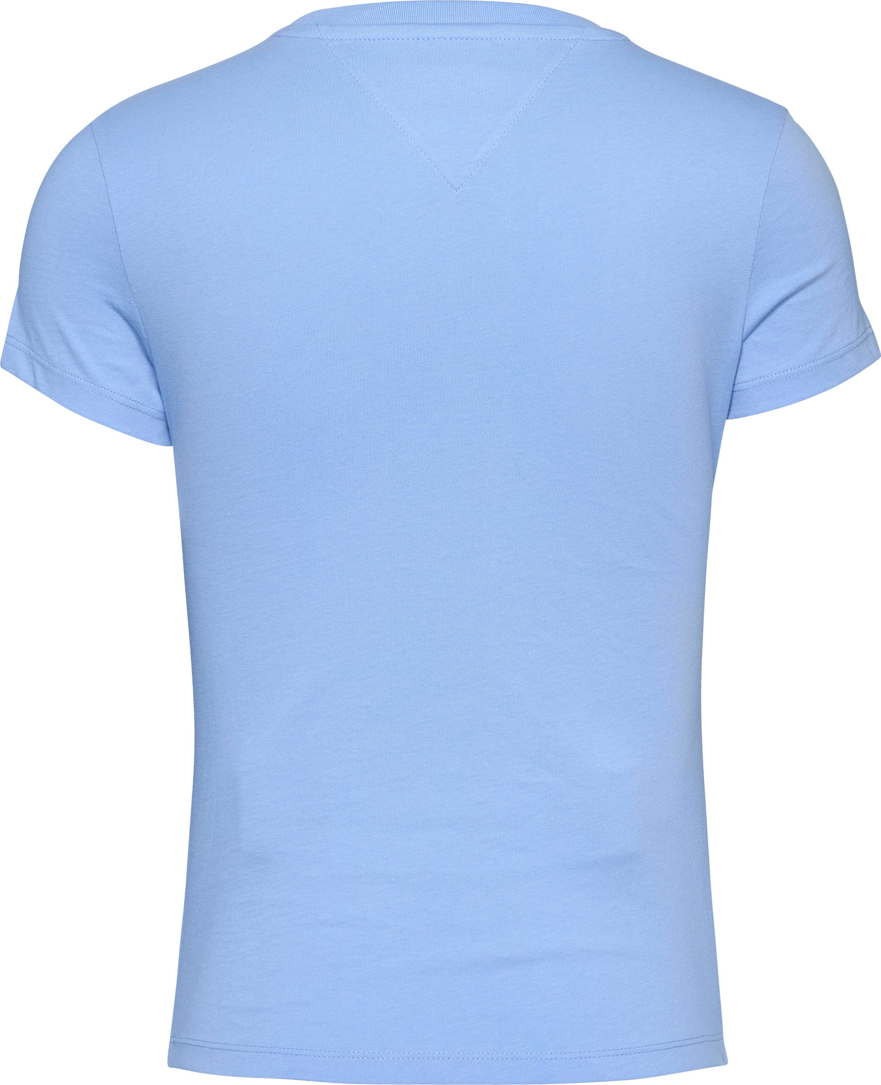 Tommy Jeans Curve T-shirt TJW SLIM ESSENTIAL LOGO1 TEE EXT in grote maten met logo-opschrift