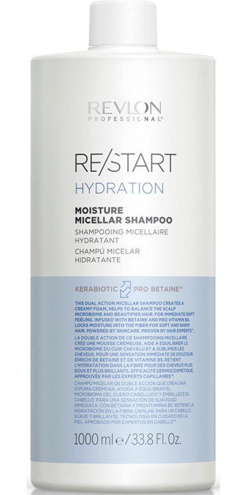 REVLON PROFESSIONAL Haarshampoo Re-Start HYDRATION Moisture Micellar Shampoo 1000 ml