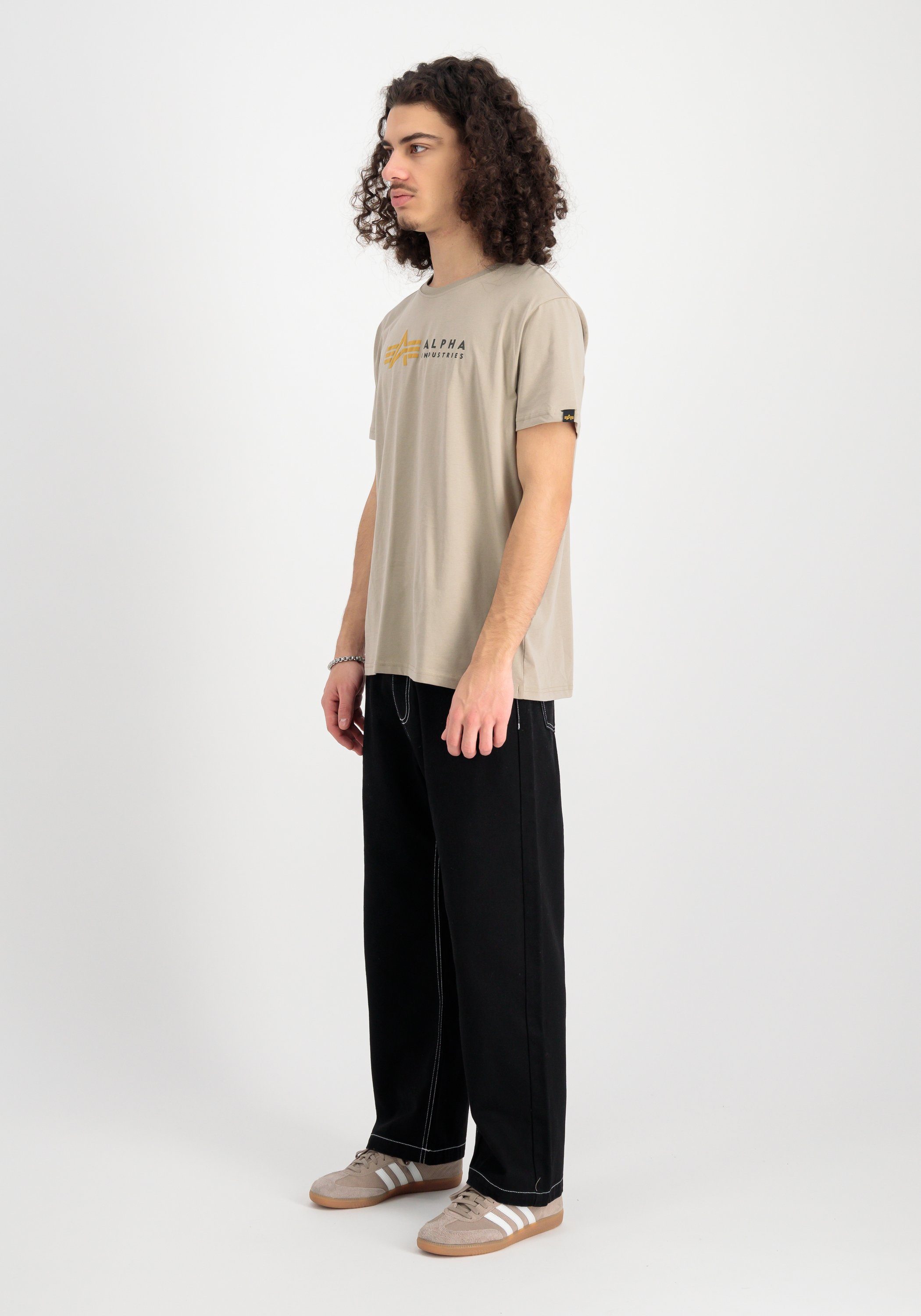 Alpha Industries T-shirt Alpha Industries Men - T-Shirts Alpha Label T Puff Print