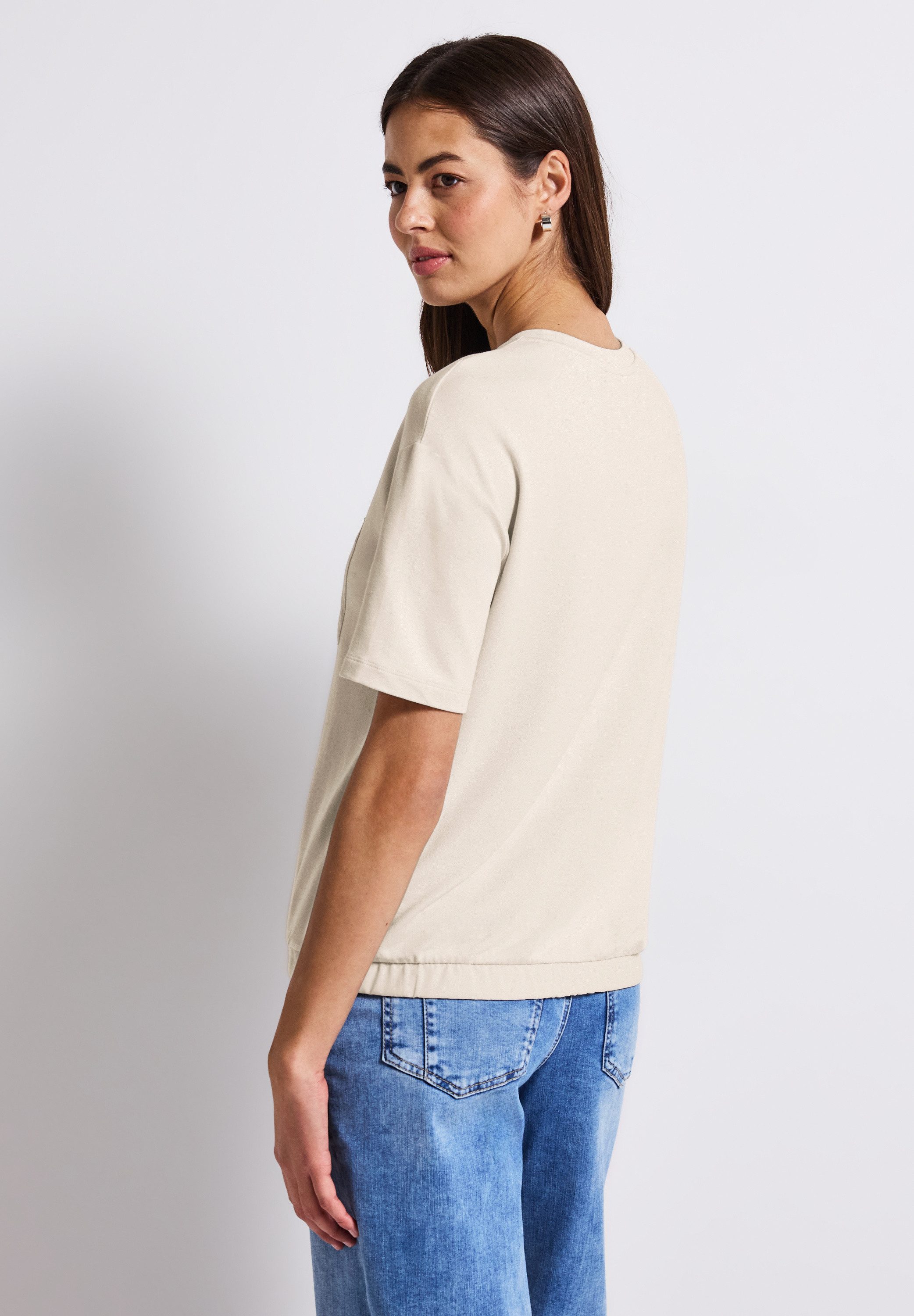 STREET ONE T-shirt met borstzak