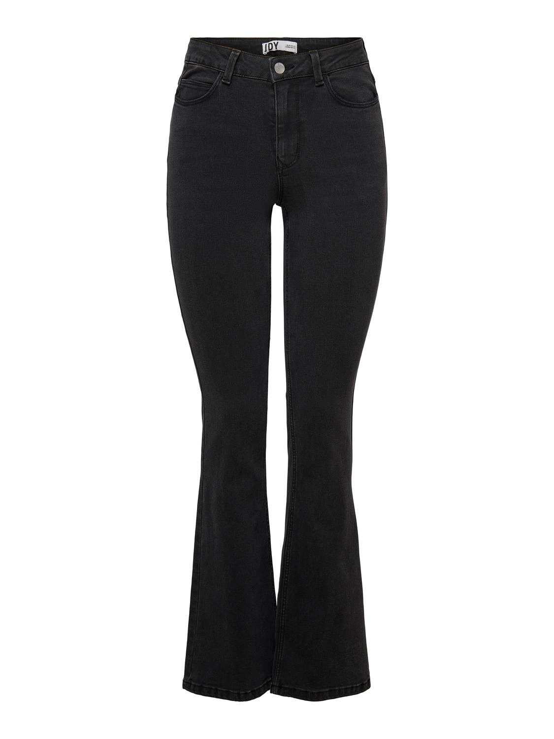 JDY High-waist jeans JDYNEWFLORA HW FLARED DG30 DNM NOOS