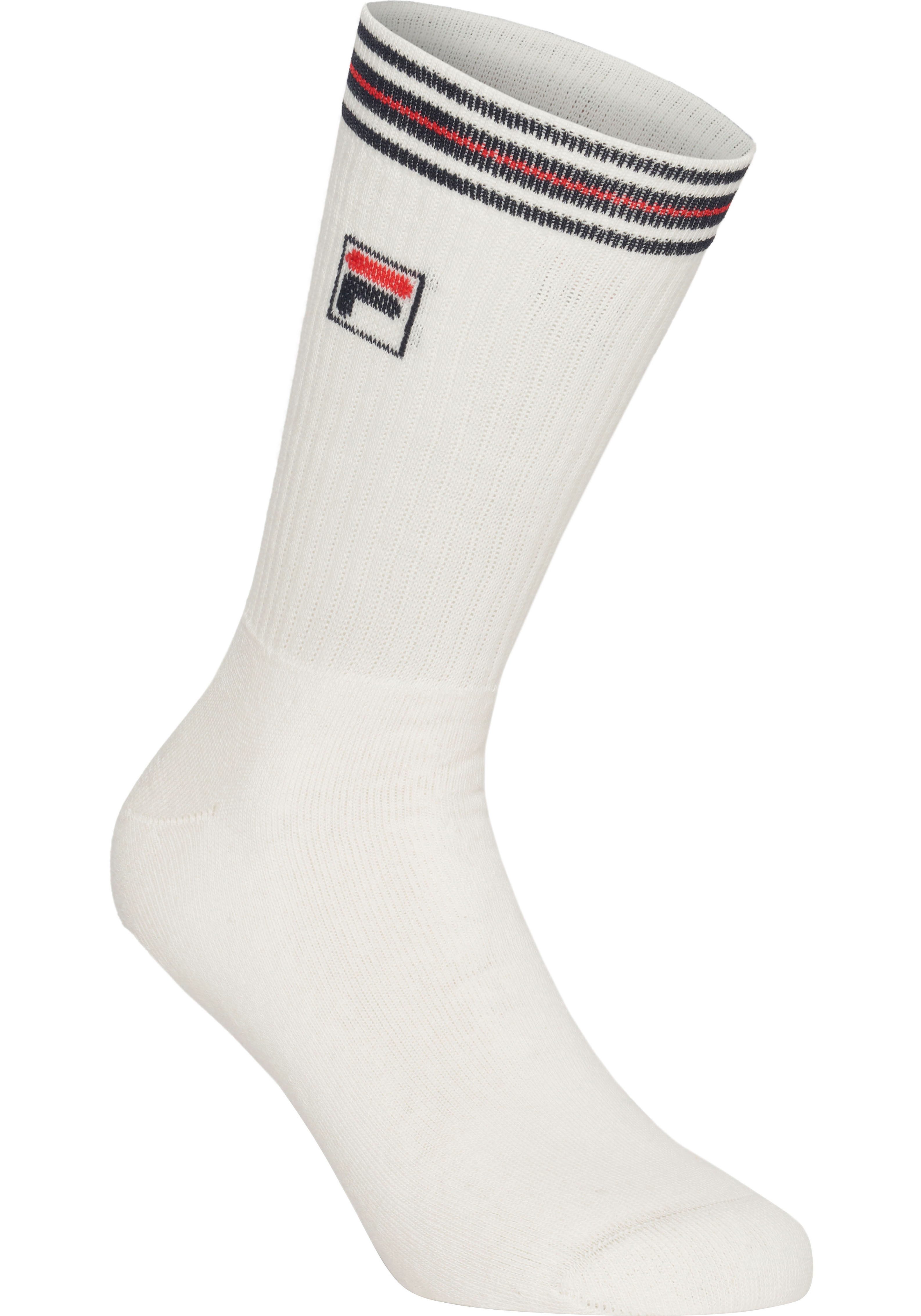 Fila Sportsokken UNISEX TOP QUALITY FULL TERRY VINTAGE SOCKS (4 paar)