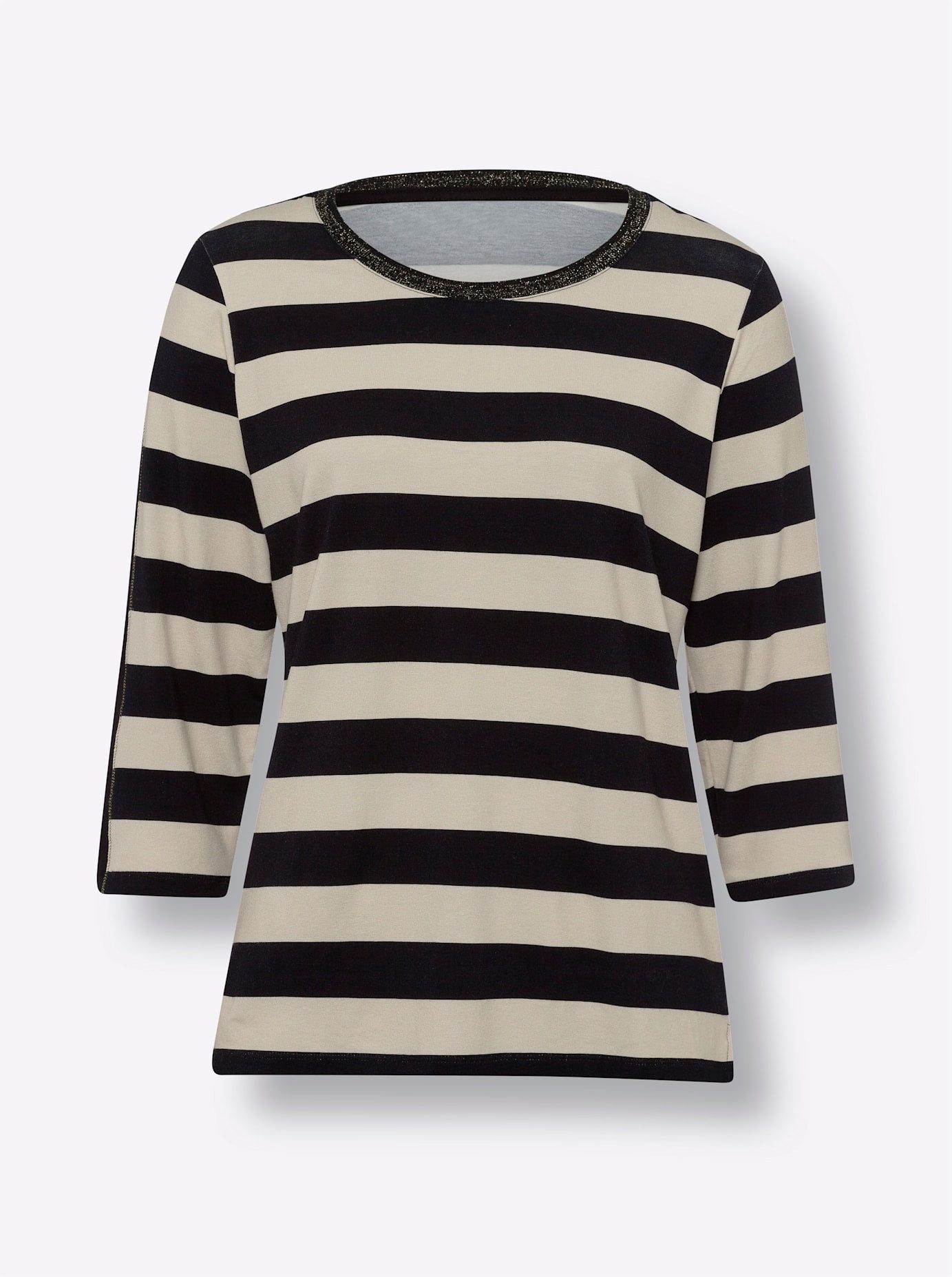 heine Shirt met 3 4 mouwen Gedessineerd shirt (1-delig)
