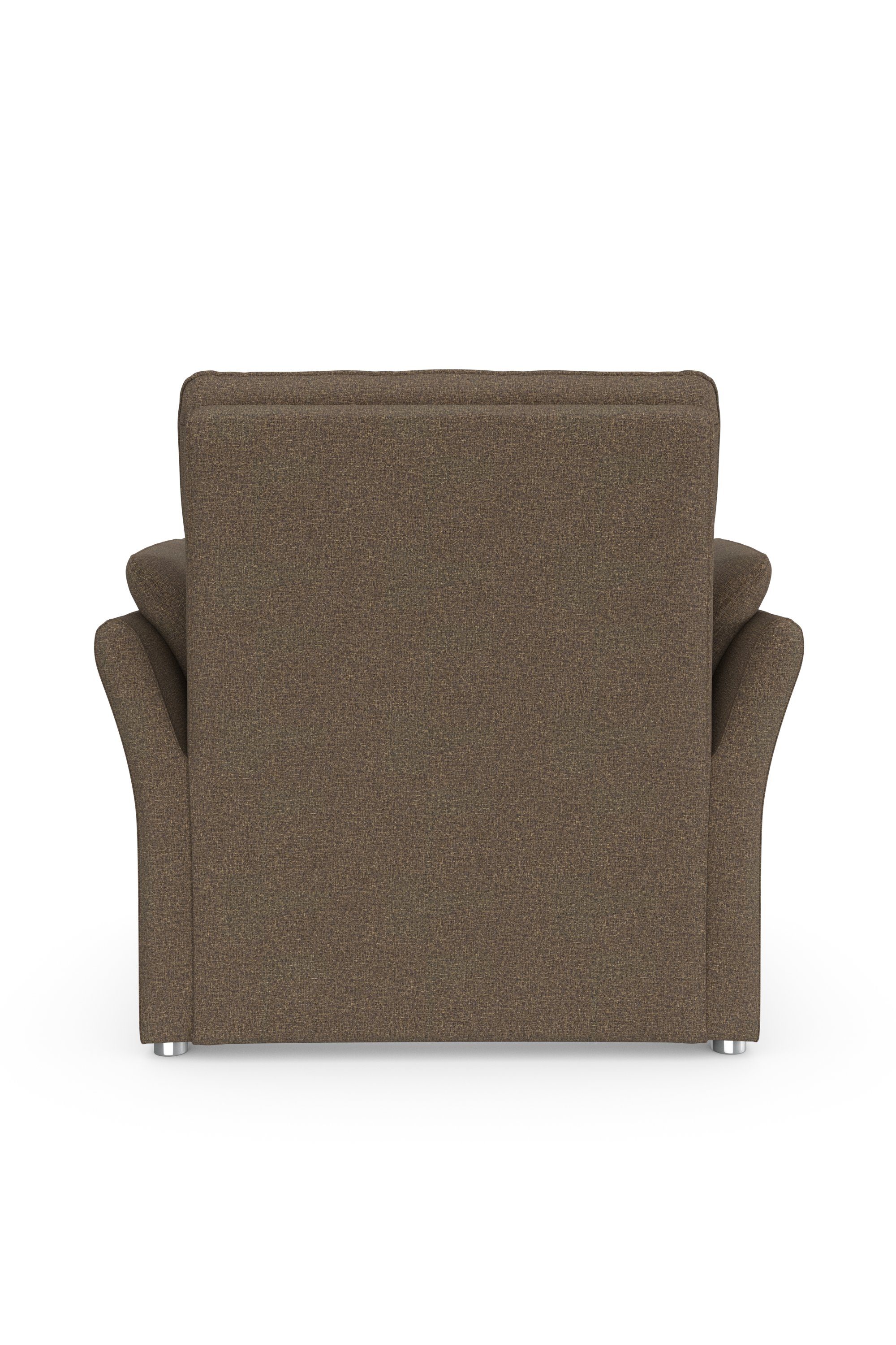 DOMO collection Fauteuil Pina elegante en tijdloze clubstoel, comfortabele cocktailsstoel