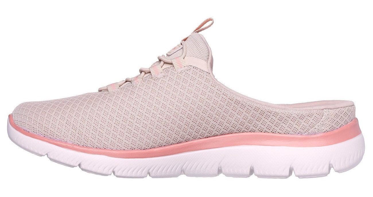 Skechers Sabots SUMMITS SWIFT STEP Zomerschoen, slippers, instapschoen in vegan uitvoering