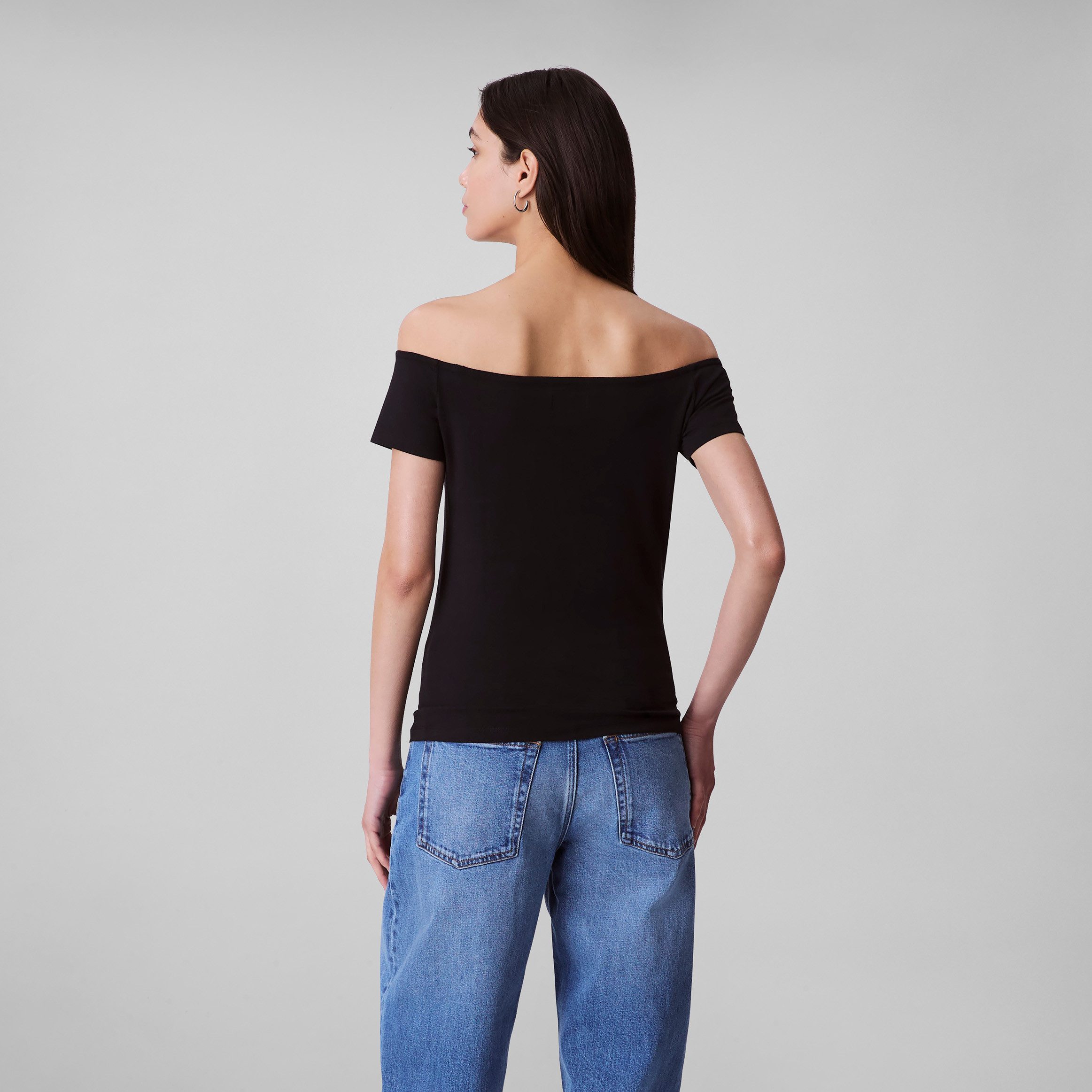 Calvin Klein Top MNGRM OFF SHLDR STRT