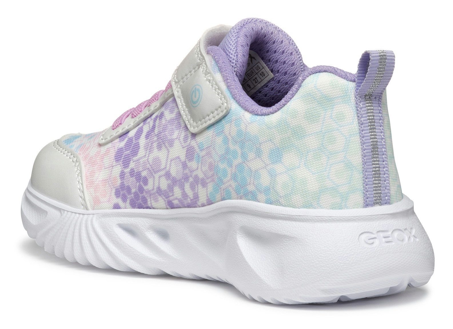 Geox Sneakers J ASSISTER GIRL knipperschoen , lage schoen, klittenbandschoen met textielvoering
