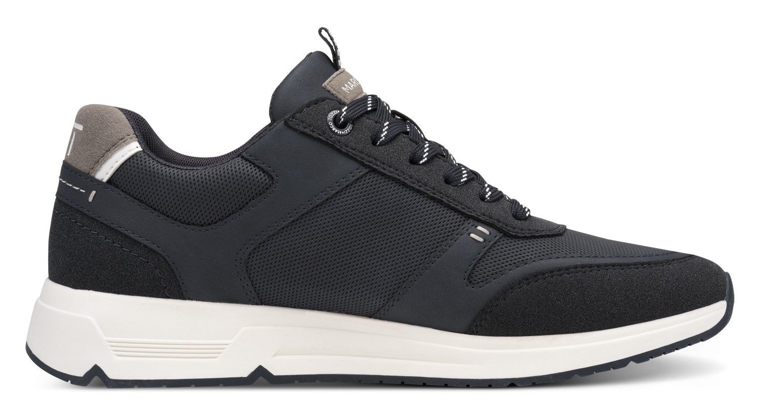 Marco Tozzi Sneakers met sleehak , vrijetijdsschoen, halfschoen, veterschoen met praktische rits