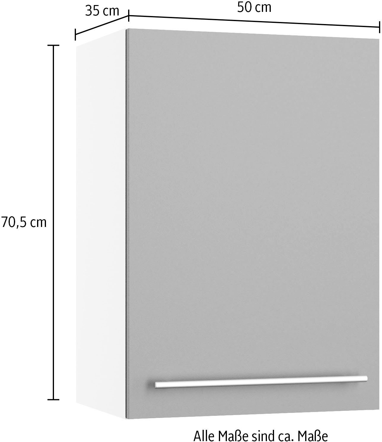OPTIFIT Hangkast Bern2 Breedte 50 cm, 1 deur, 2 planken