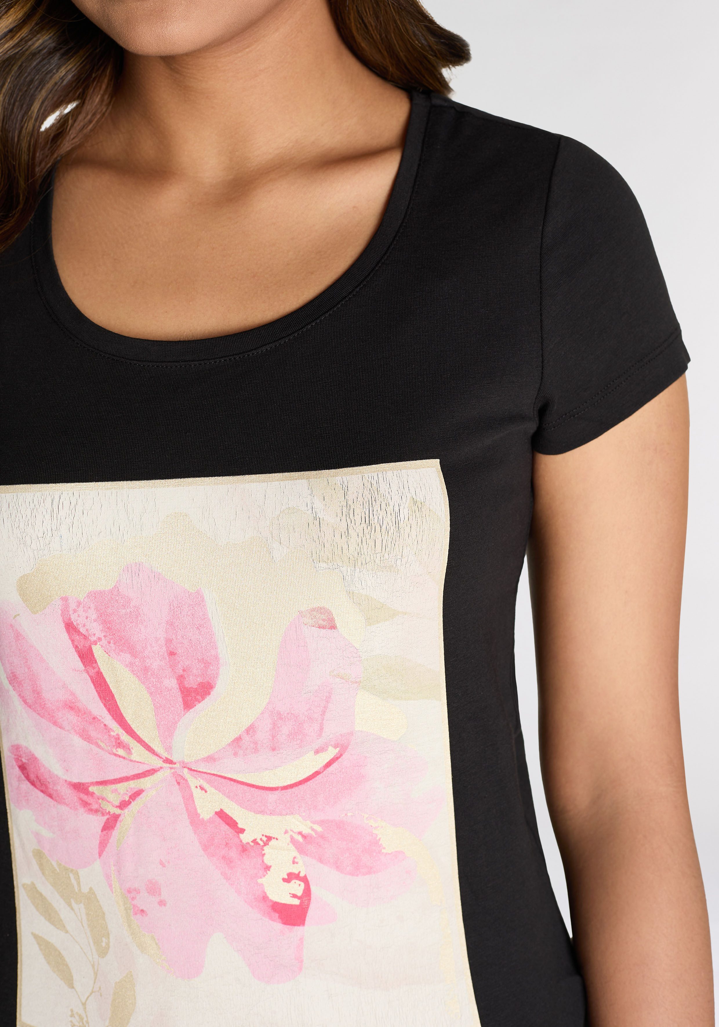 Laura Scott T-shirt met modieuze frontprint