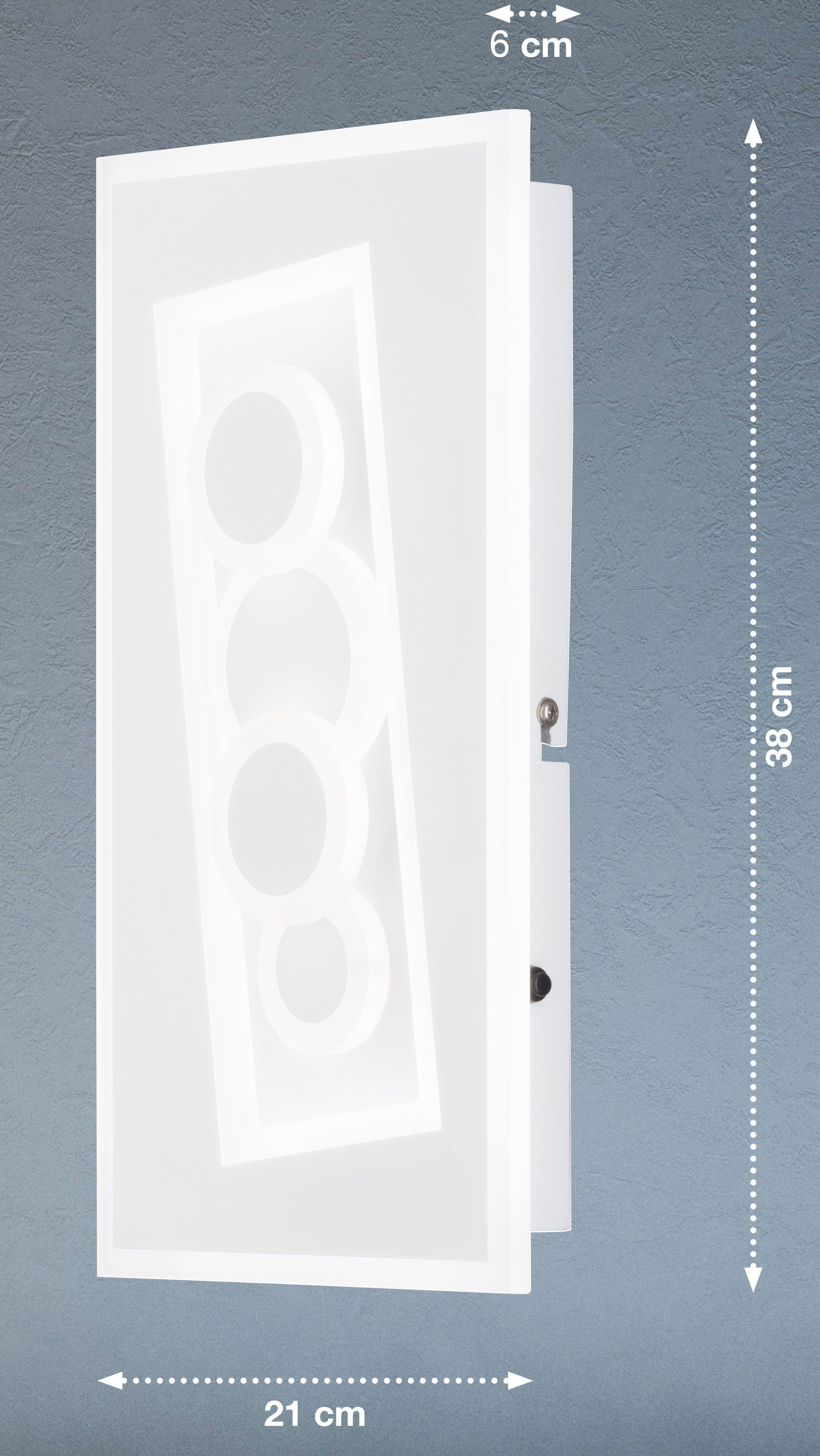 Honsel Leuchten Led-wandlamp Ratio (1 stuk)