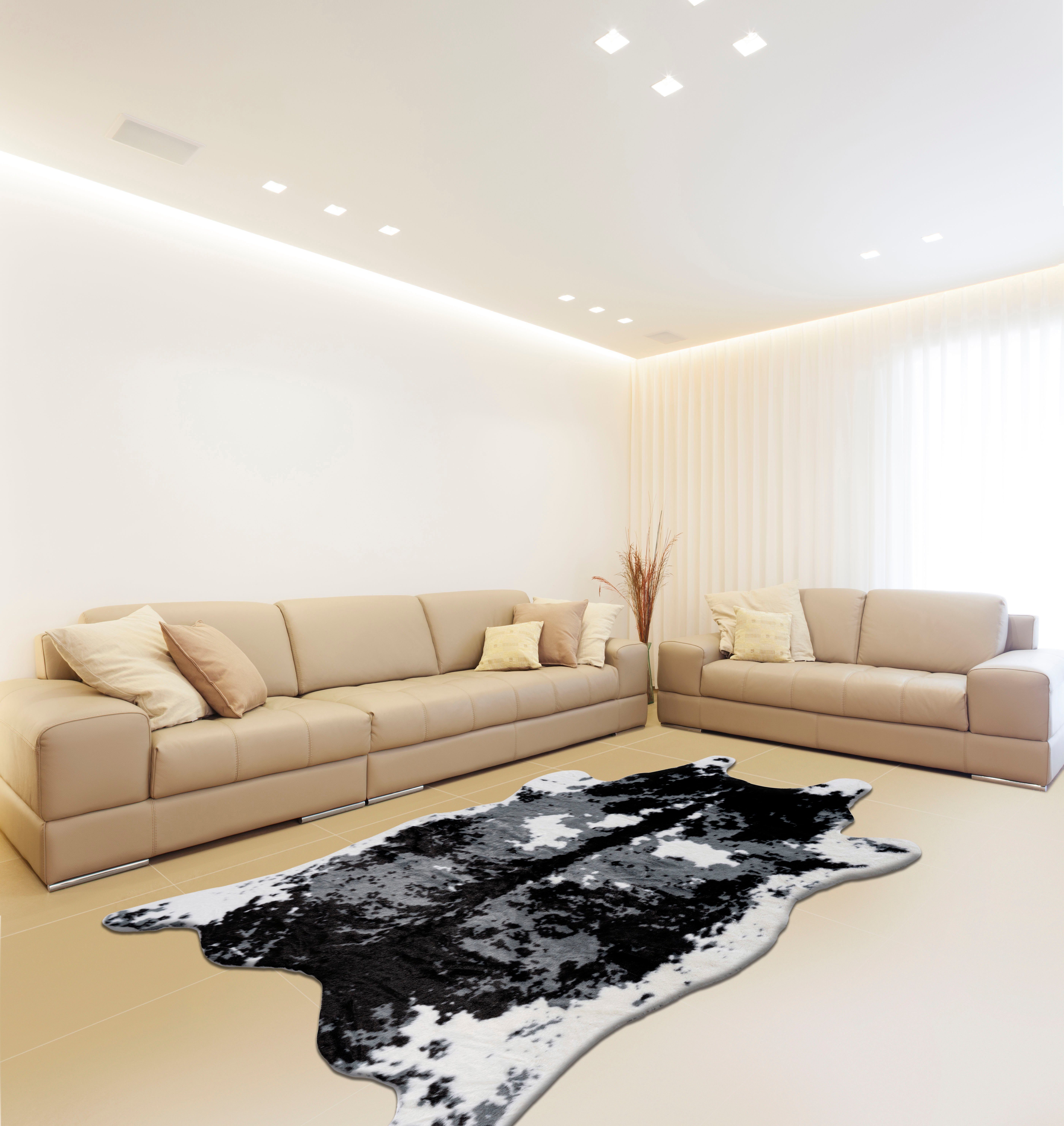 calo-deluxe Vloerkleed Amun 202 Imitatiebont, woonkamer