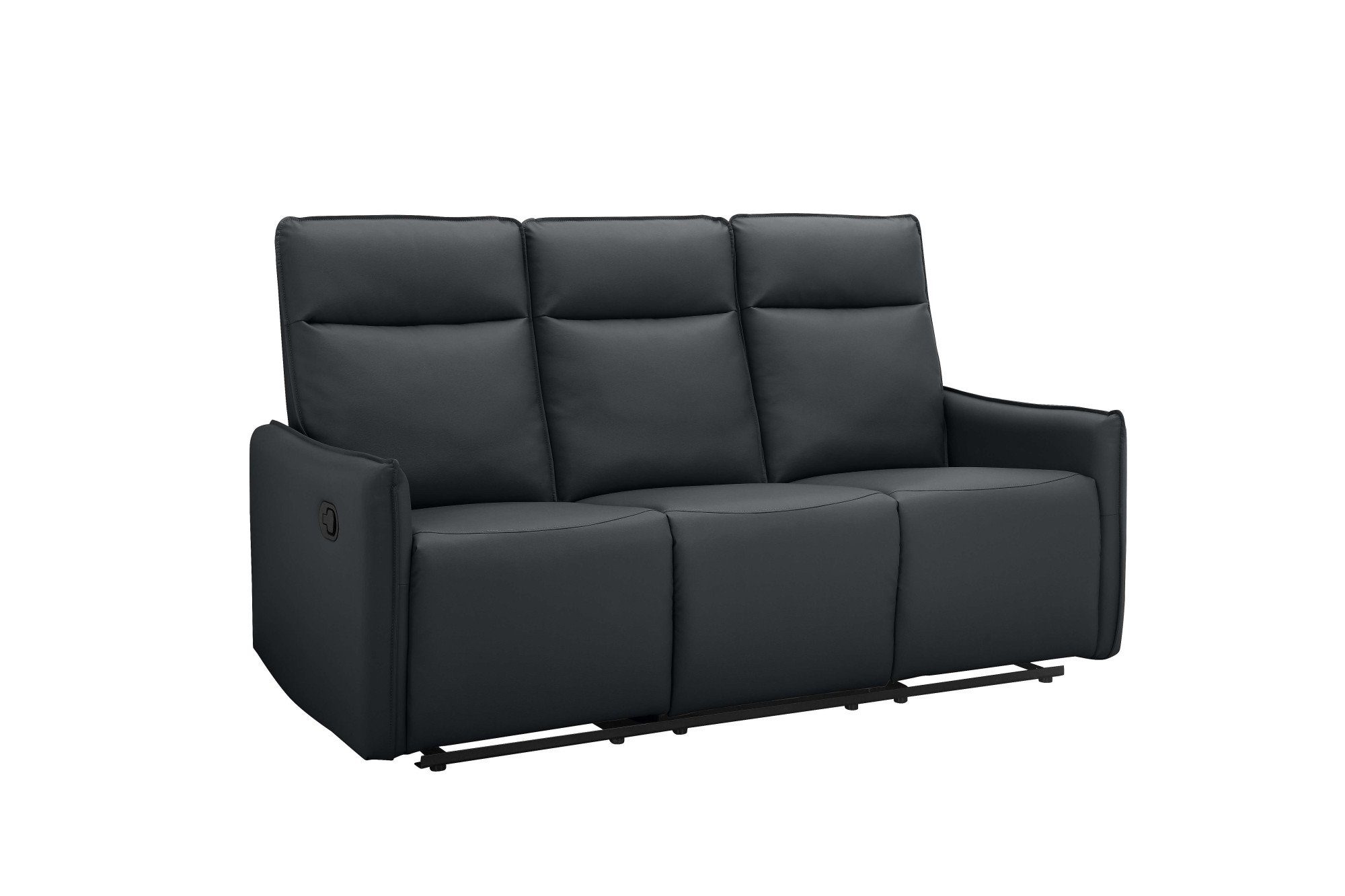 Dorel Home 3-zitsbank Lugo, bioscoopbank met relaxfunctie in kunstleer en geweven stof