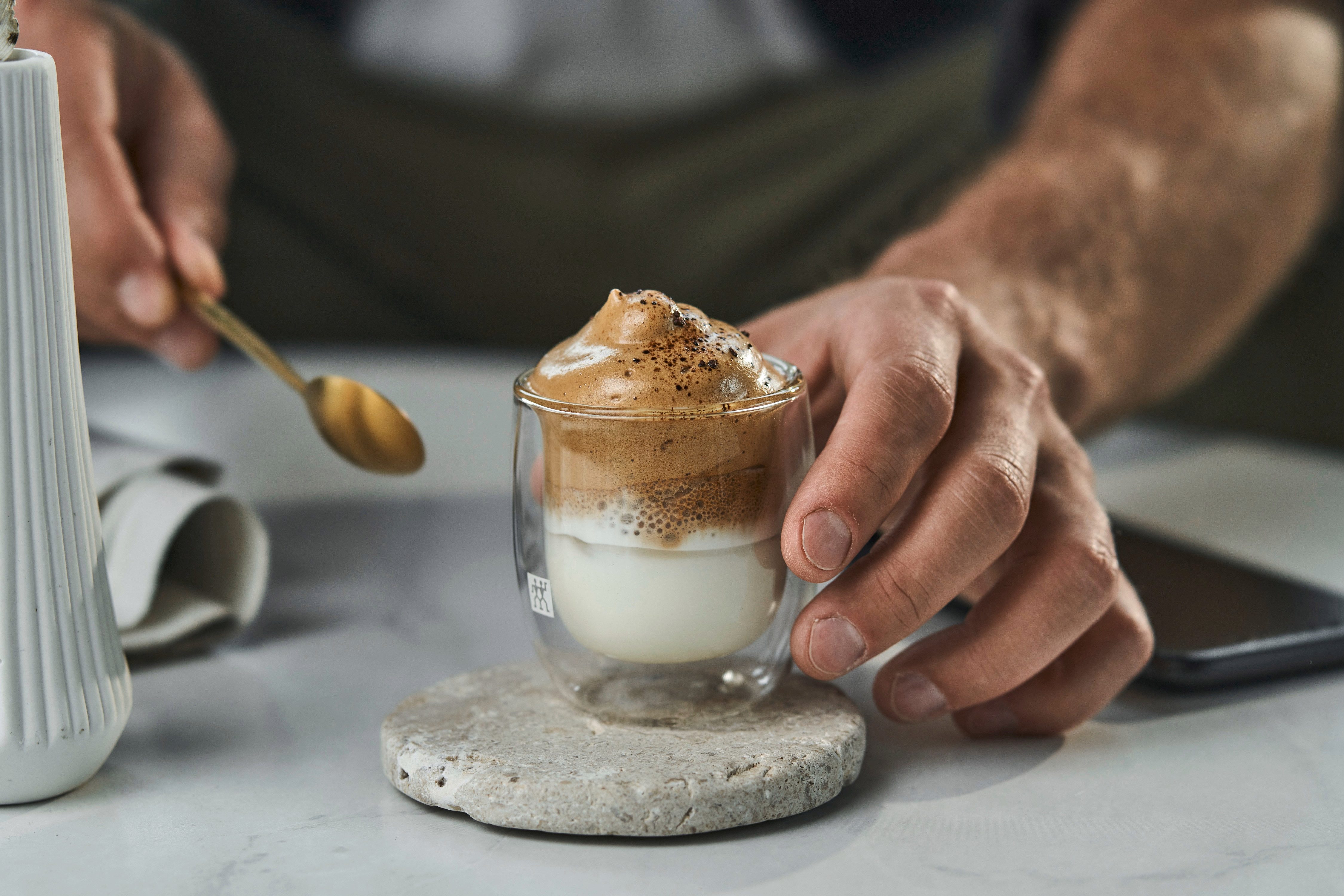 Zwilling Espressoglas Glazen set Sorrento, 2-delige set dubbelwandig, inhoud per glas ca. 80 ml (set, 2-delig)