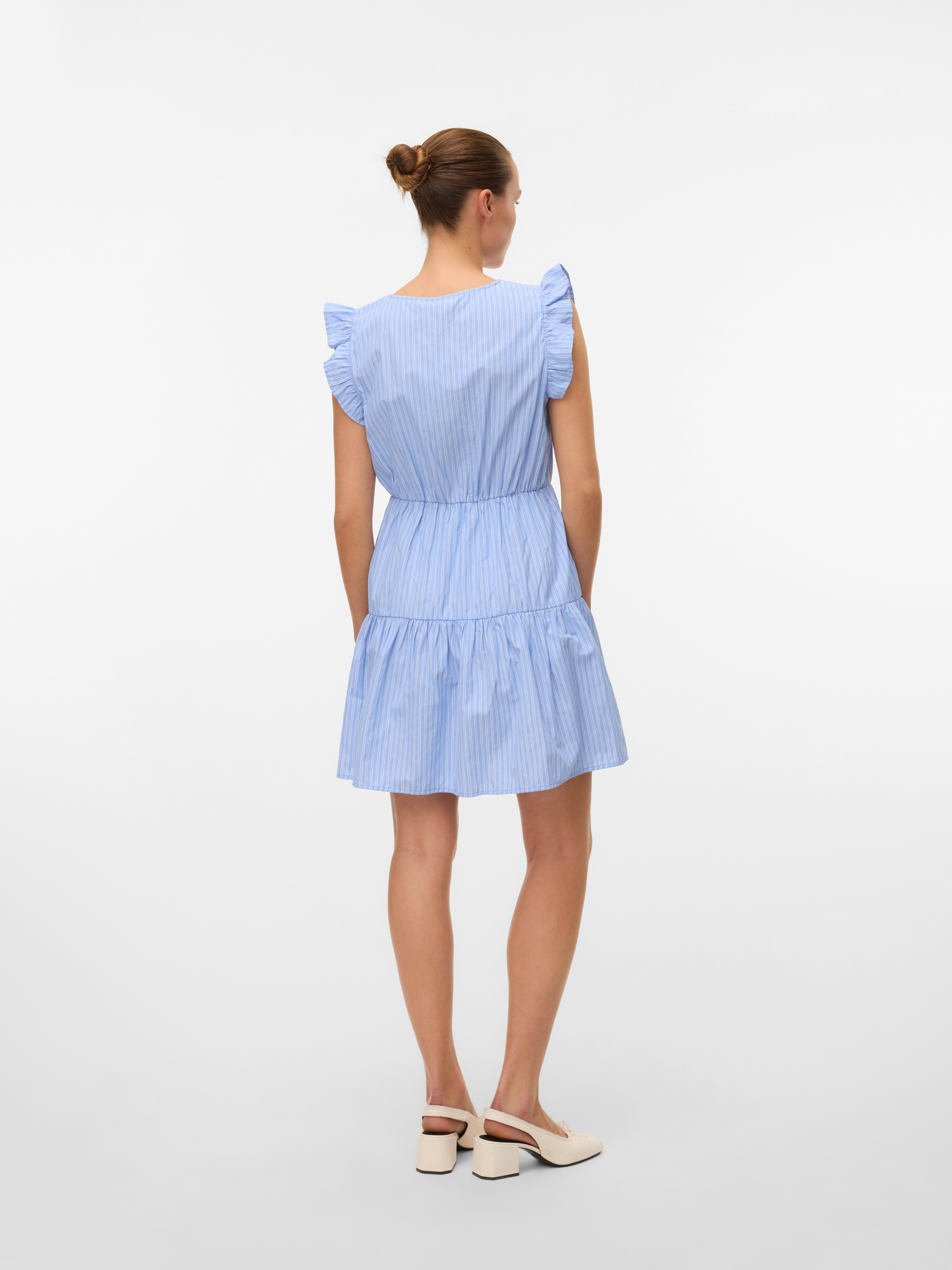 Vero Moda Tuniekjurk VMFANNI SL SHORT DRESS WVN GA NOOS