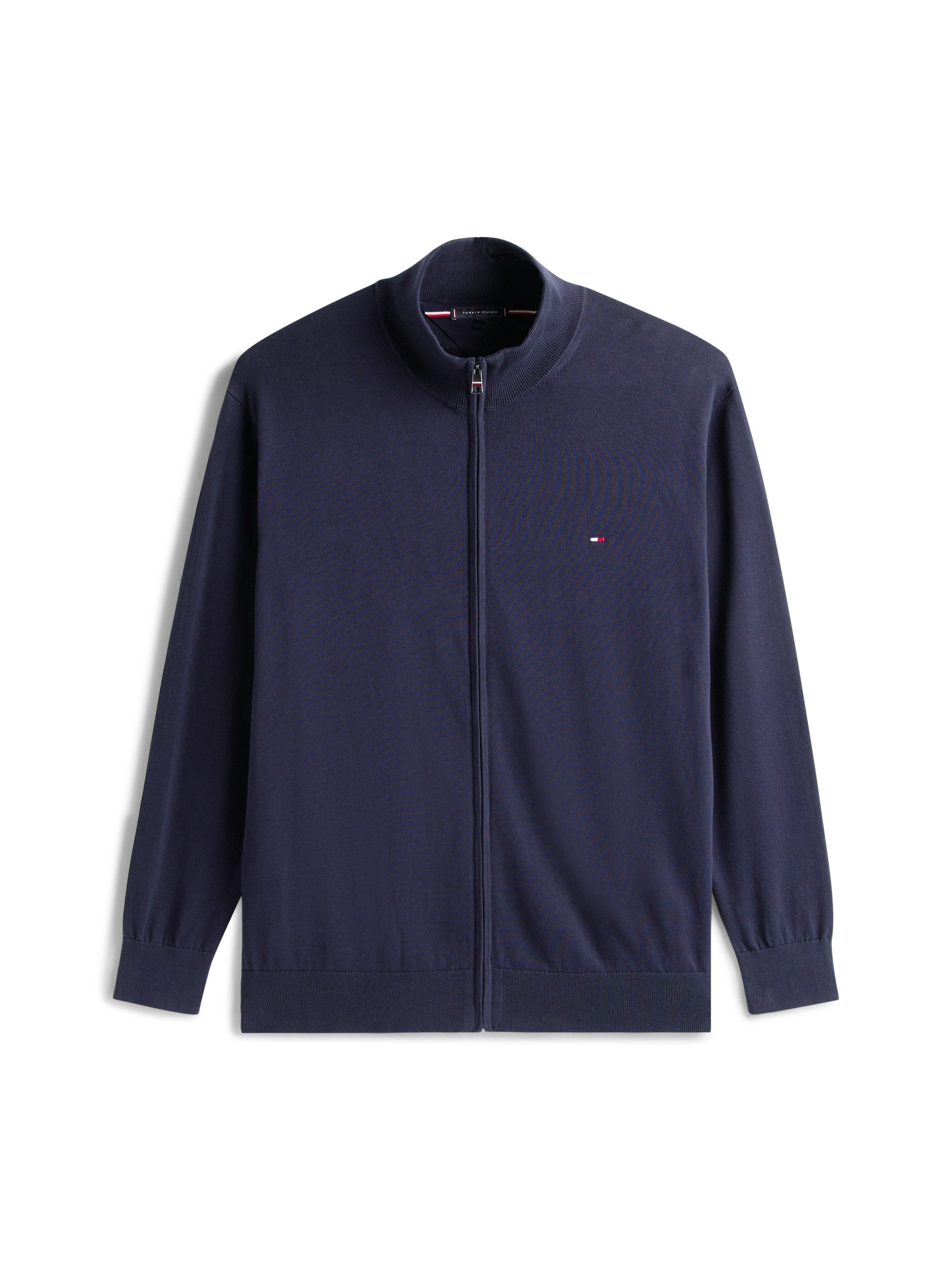 Tommy Hilfiger Vest BT-ESSENTIAL COTTON ZIP THRU-B