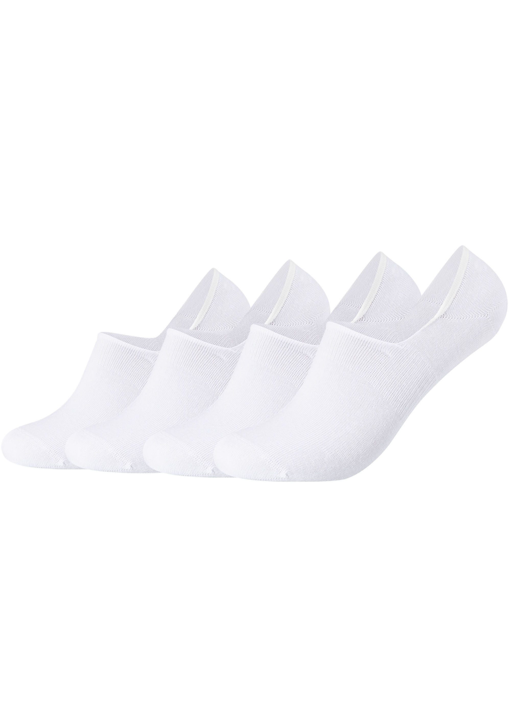 Camano Enkelsokken Comfort met versterkte hiel voor duurzaamheid (Set van 4) unisex sokken maat 43 (46) wit