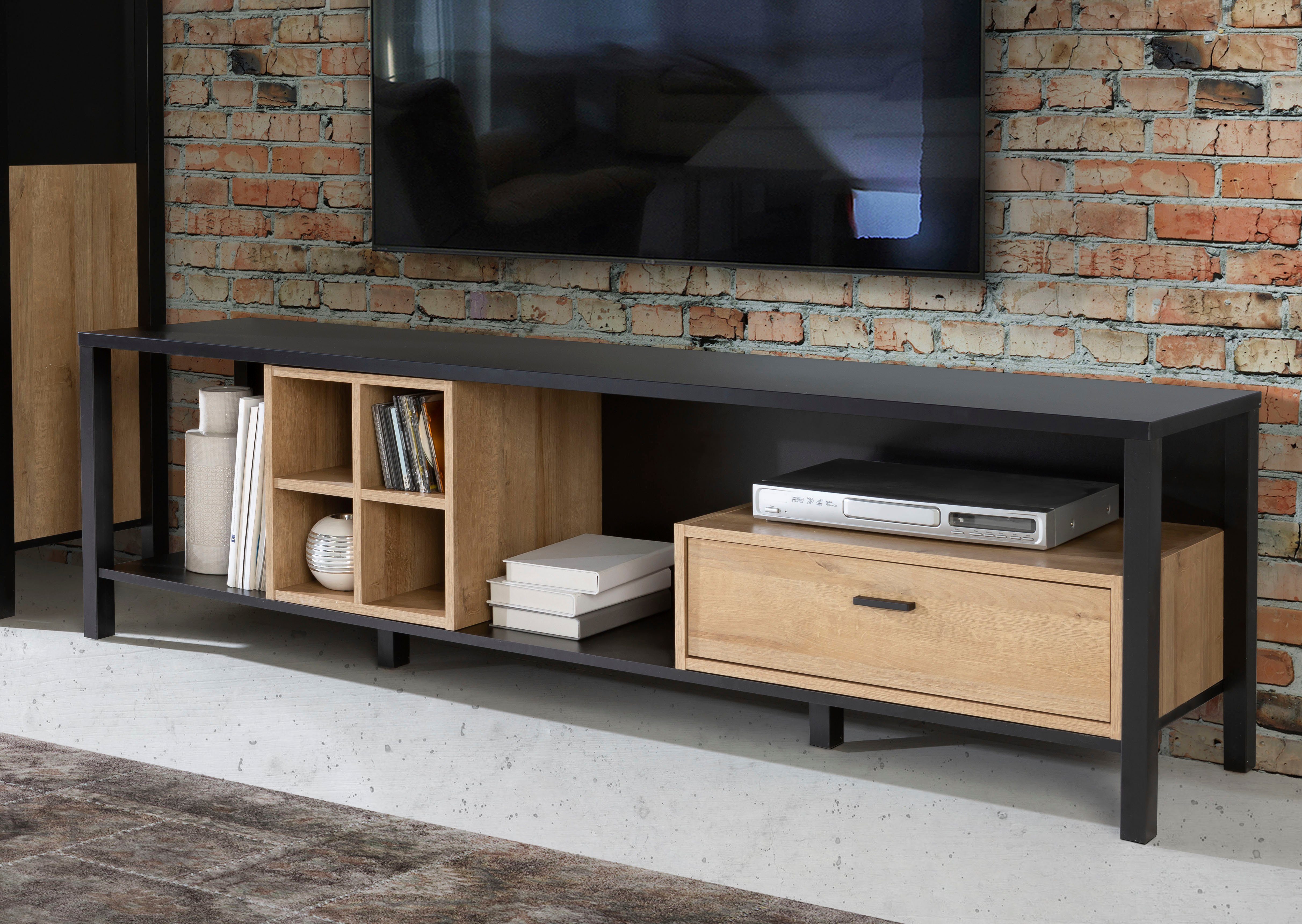 FORTE Tv-meubel High Rock TV-kast, TV-bord, breedte ca. 181 cm