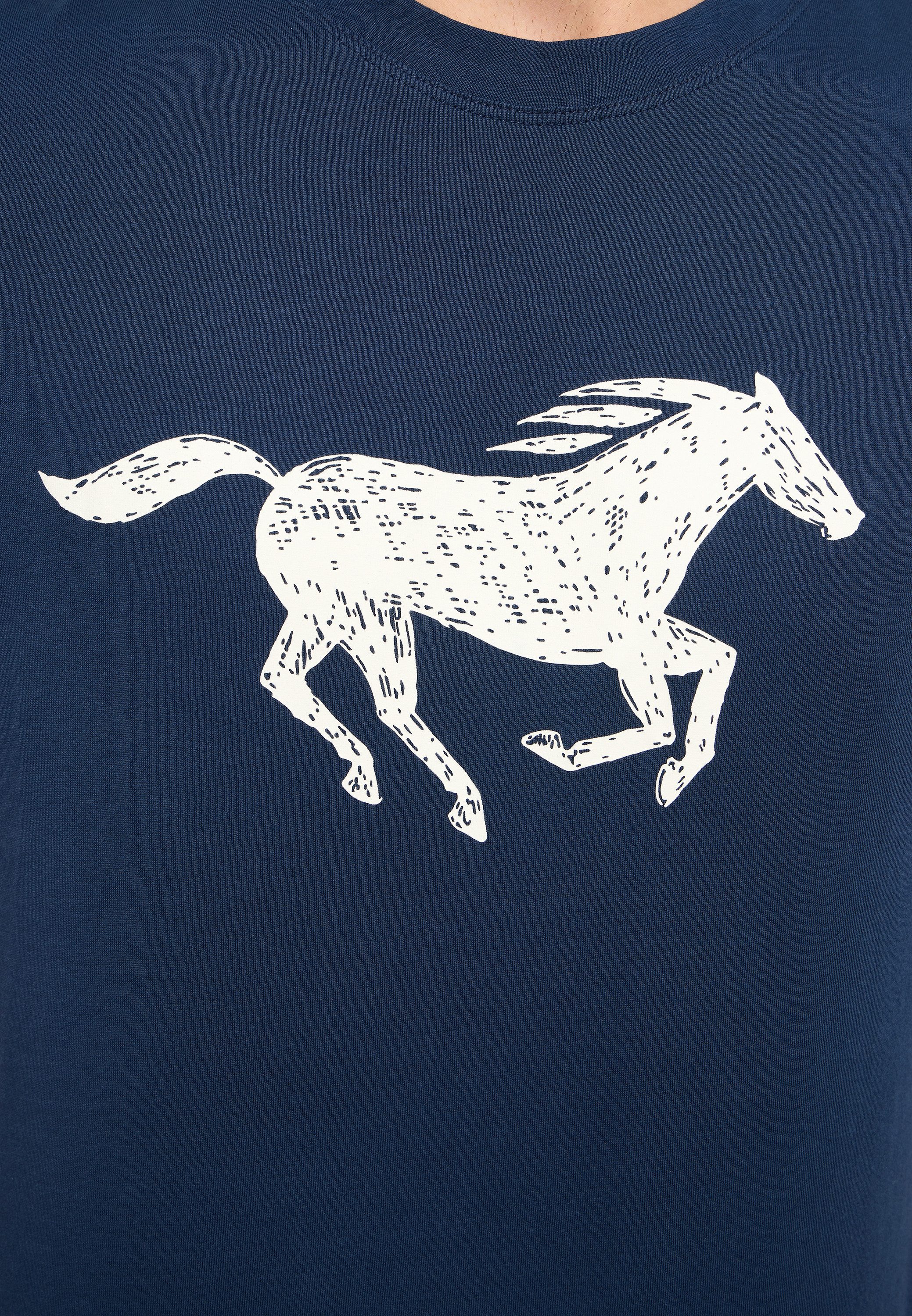 MUSTANG Shirt met korte mouwen Heren stijl Austin
