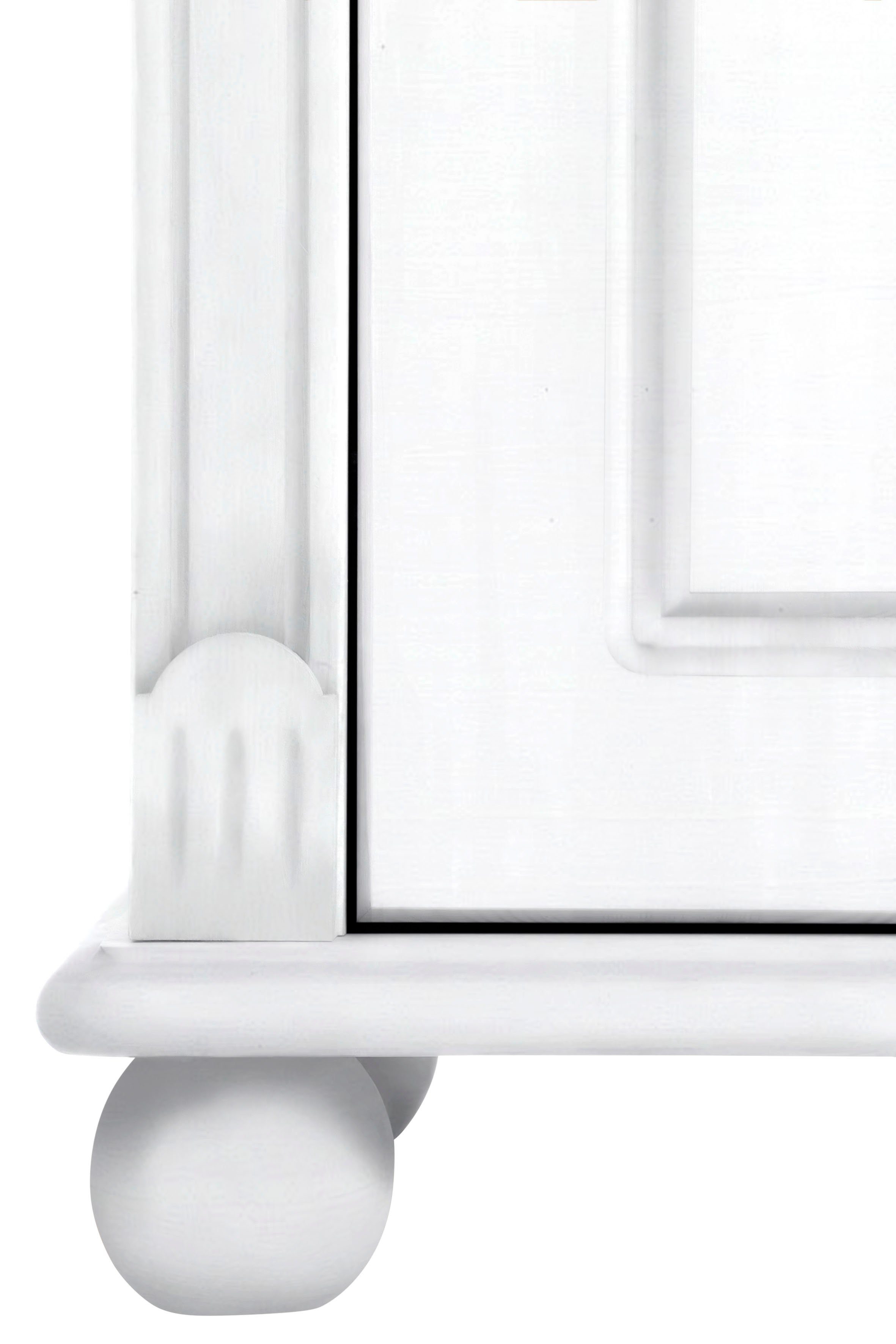 Home affaire Kast met laden en deuren Tessin, buffetonderkast, klassieke landelijke stijl van massief, fsc®-gecertificeerd dennenhout, 128cm breed