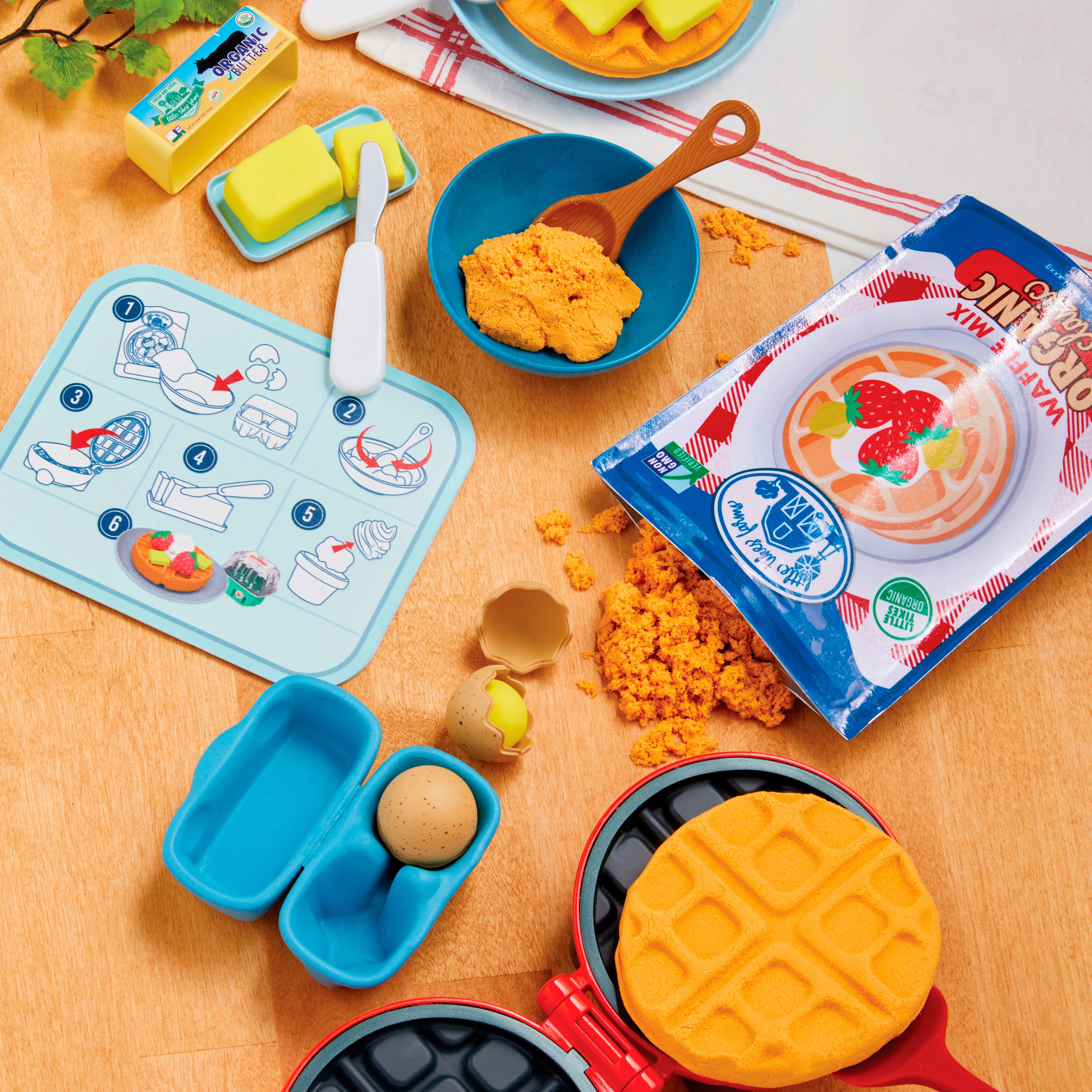 Little Tikes® Speelgoed-levensmiddelen Creative Chefs Waffles Kit (18-delig)