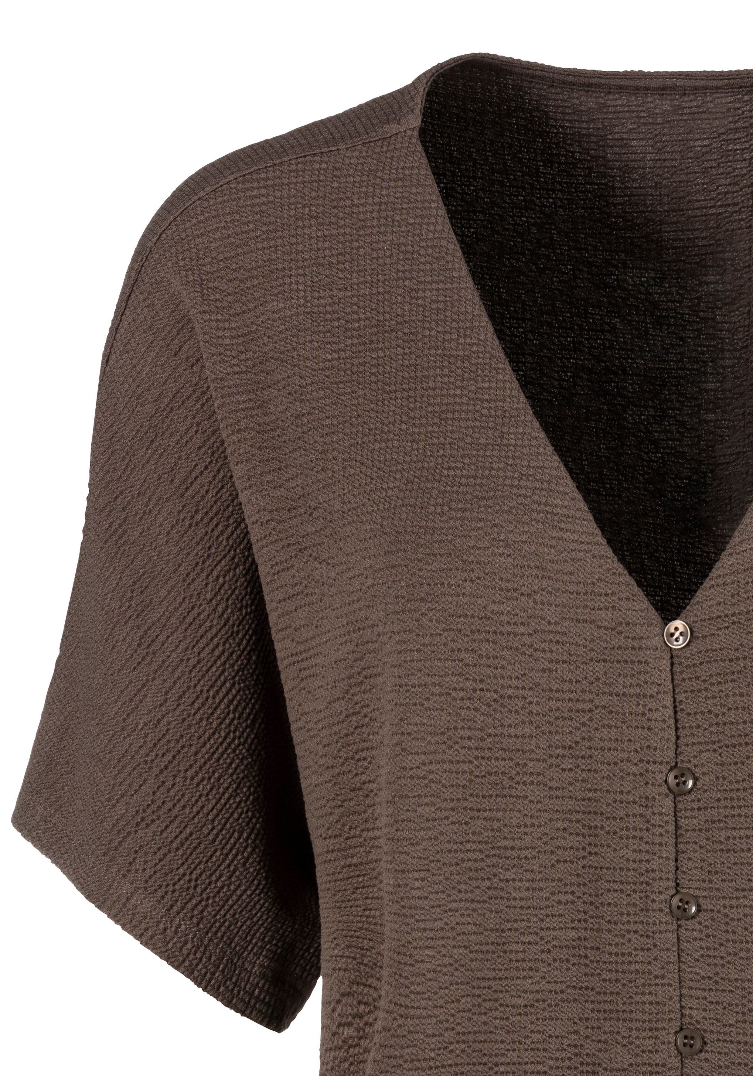 Lascana T-shirt van gestructureerd materiaal