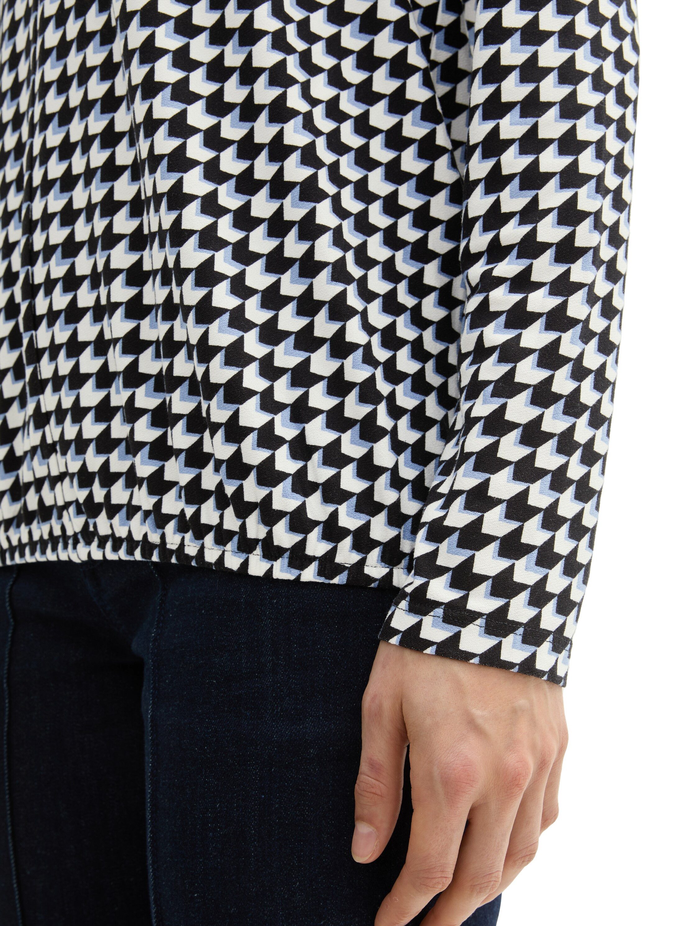 Tom Tailor Shirt met lange mouwen met print all-over