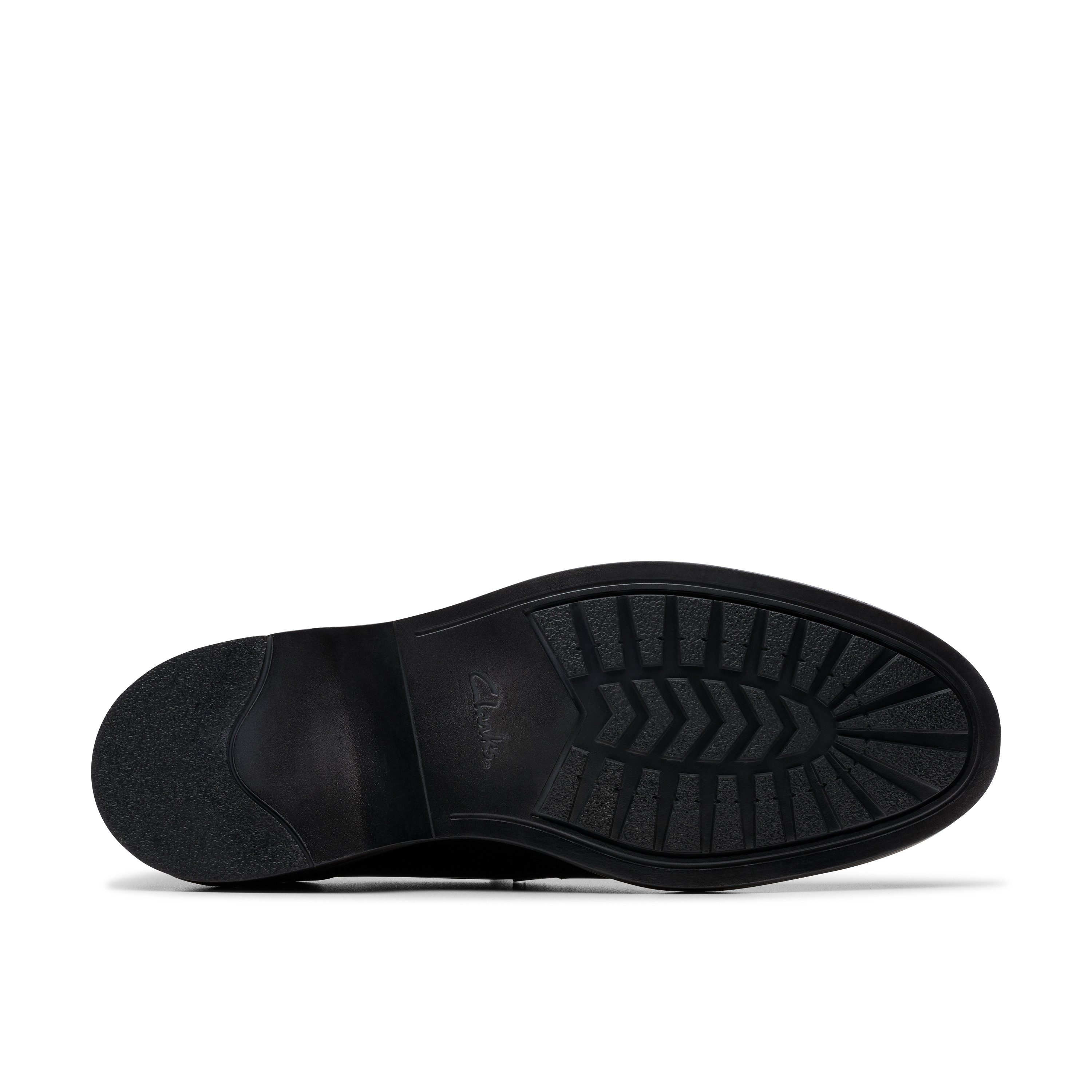 Clarks Loafers Aldwin Step Slipper, business schoen, kostuum schoen met blokhak