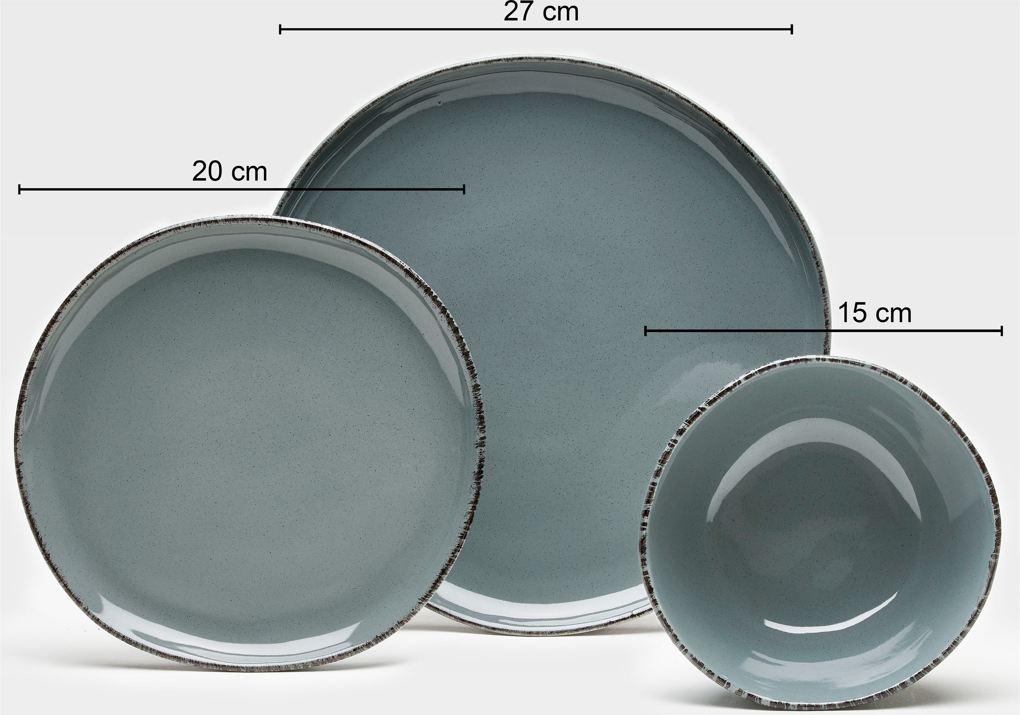 van Well Combi-servies Servies-set Urban, 16-delig (set, 16-delig)