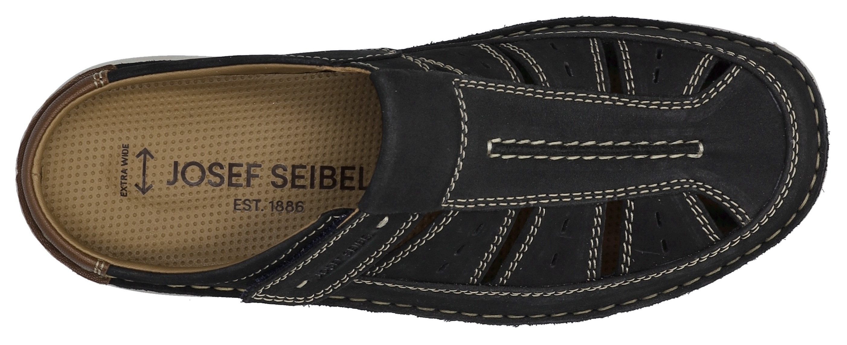 Josef Seibel Clogs New Anvers 76 , huispantoffel, sabotschoen, vrijetijdsschoen in extra brede vorm